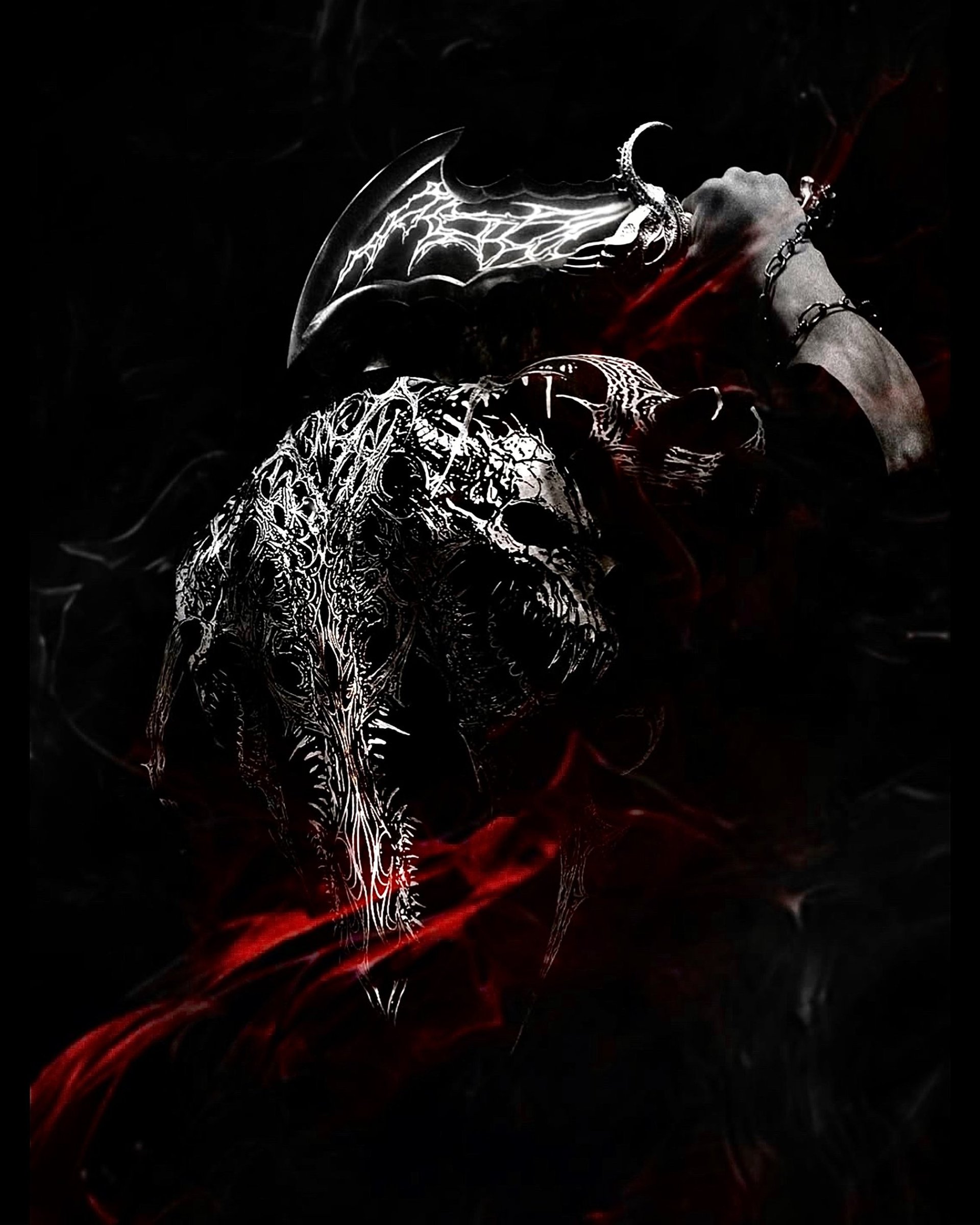 black and white bed linen