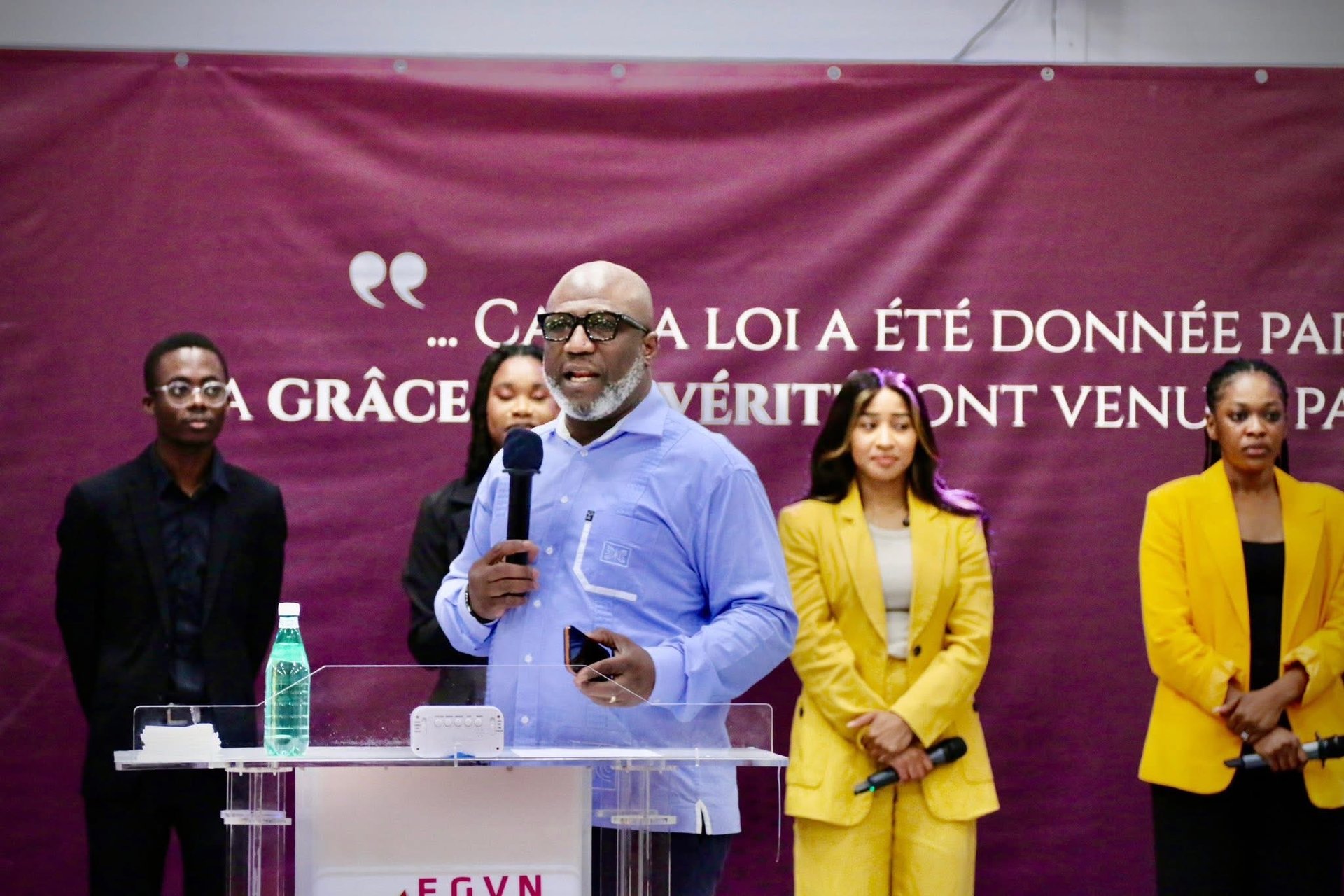 flag standing on establishment