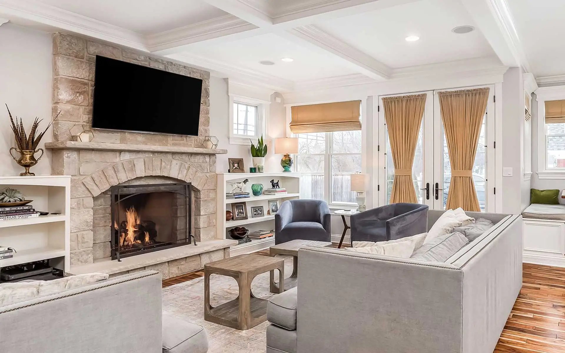 black blue and yellow textile