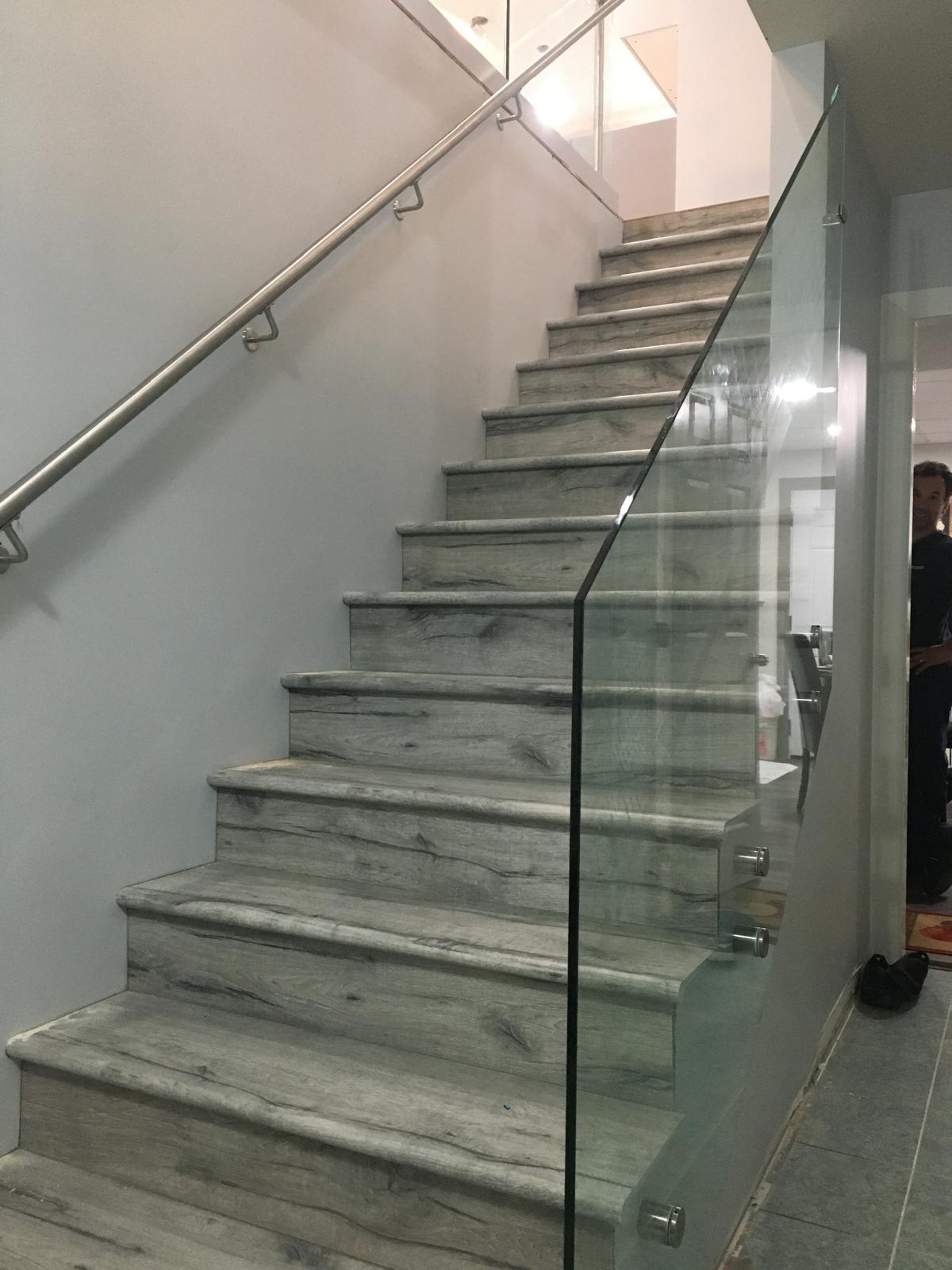 black and brown leather padded tub sofa