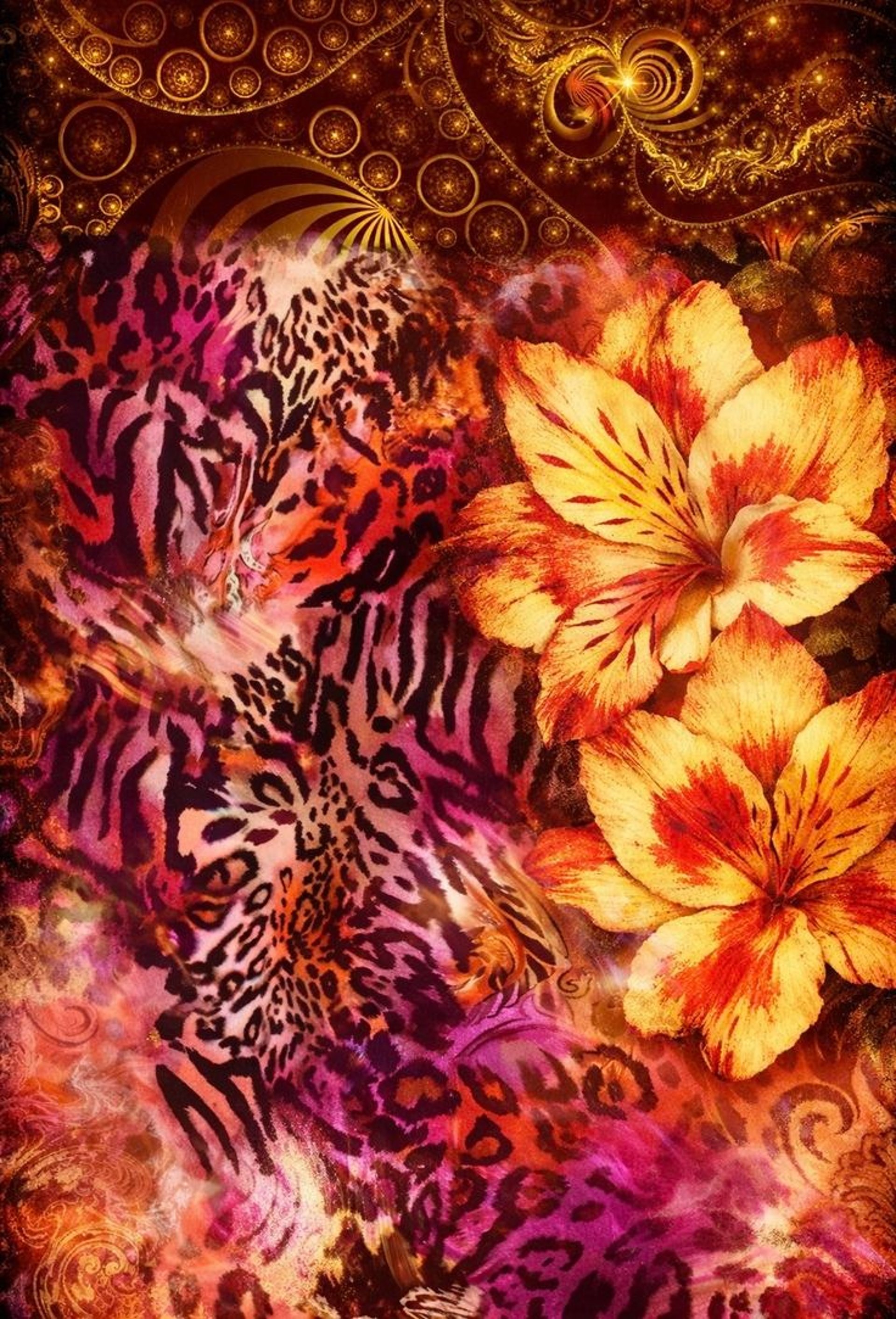 a large clock tower towering over a city on a foggy day