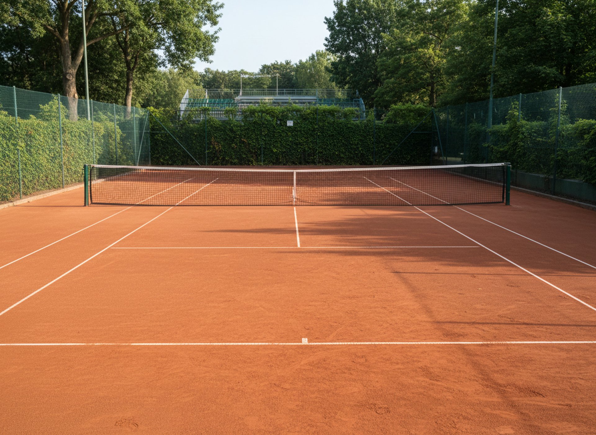 tennis racket and ball on field