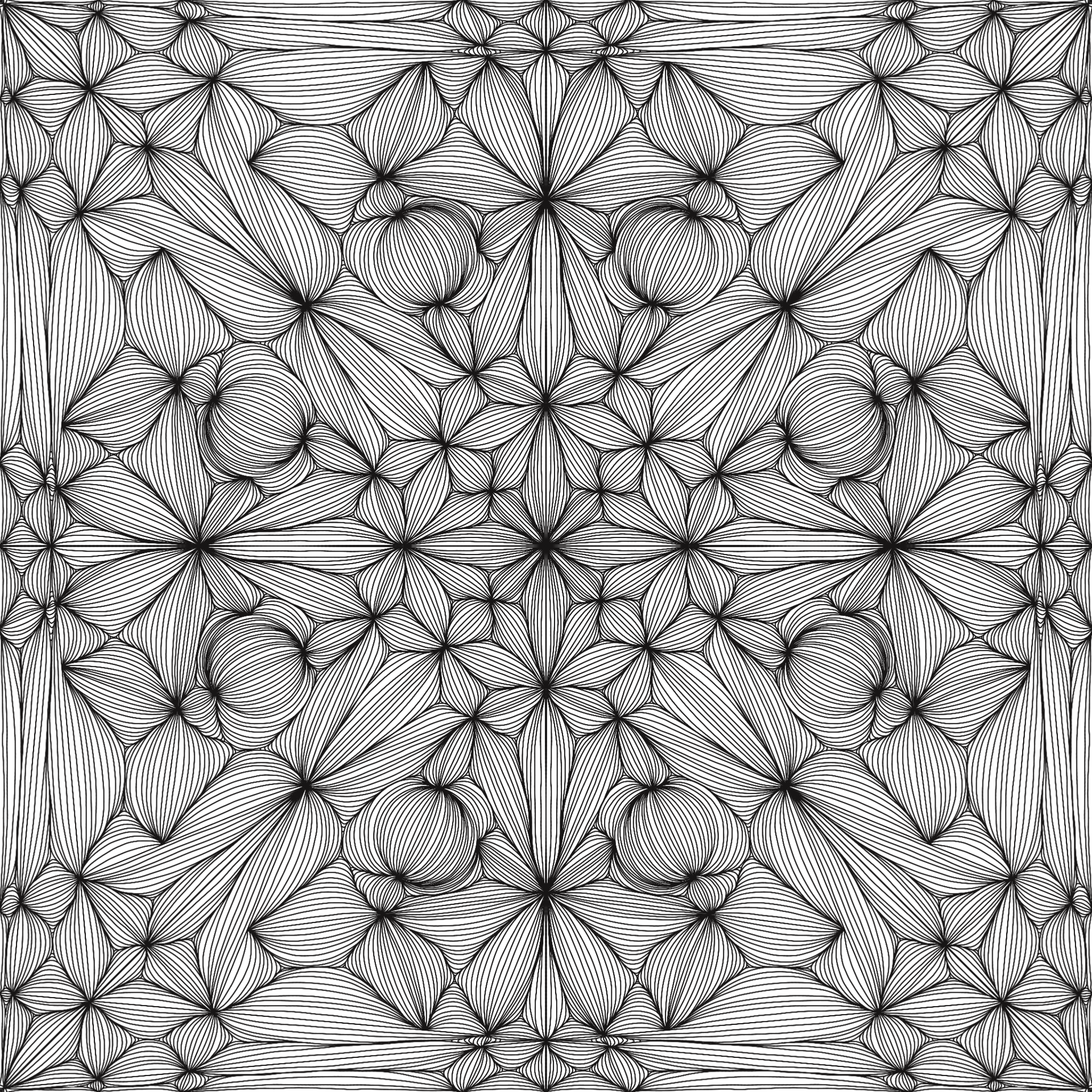 black and white bed linen