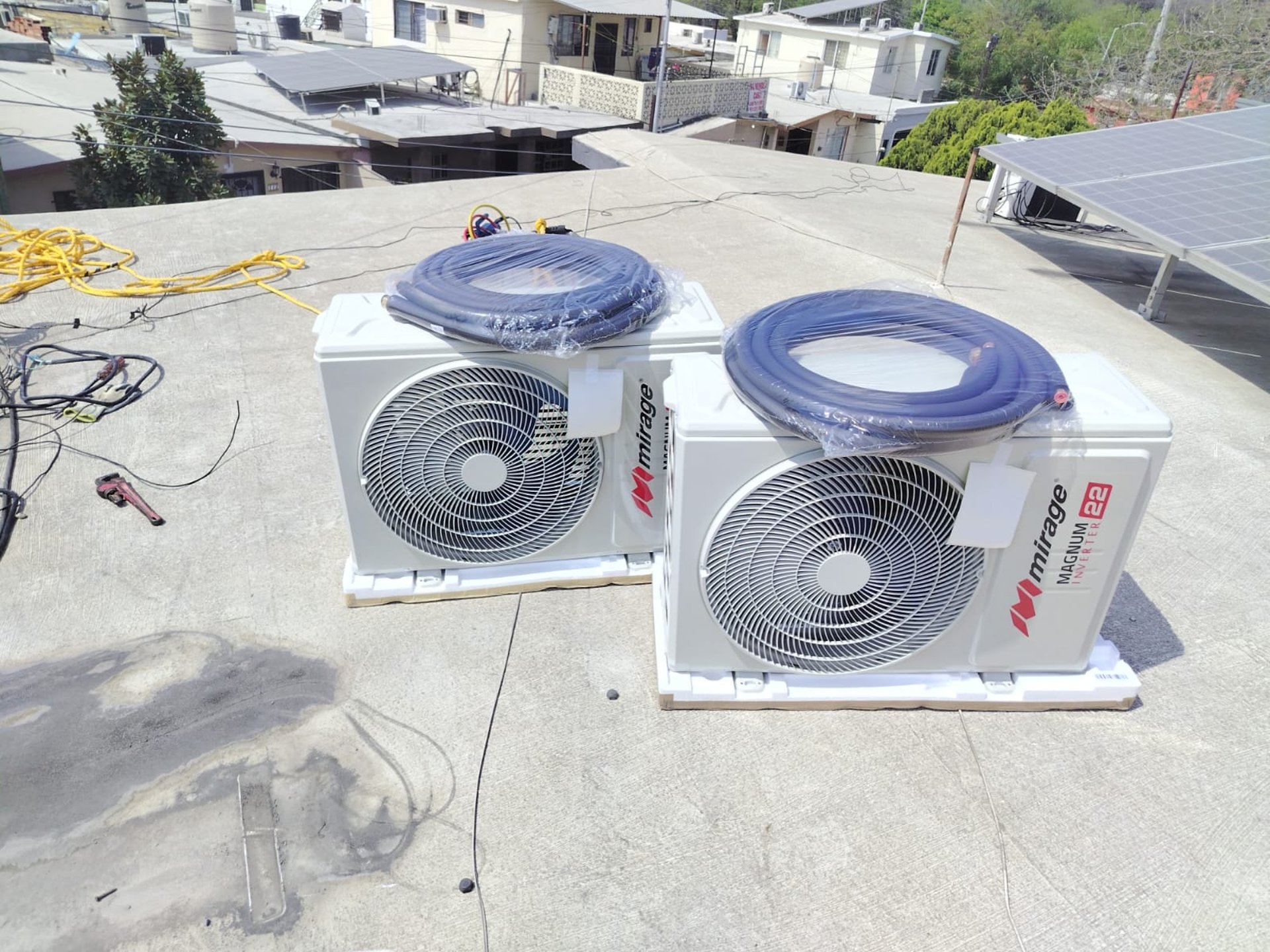 person wearing grey knit sweater