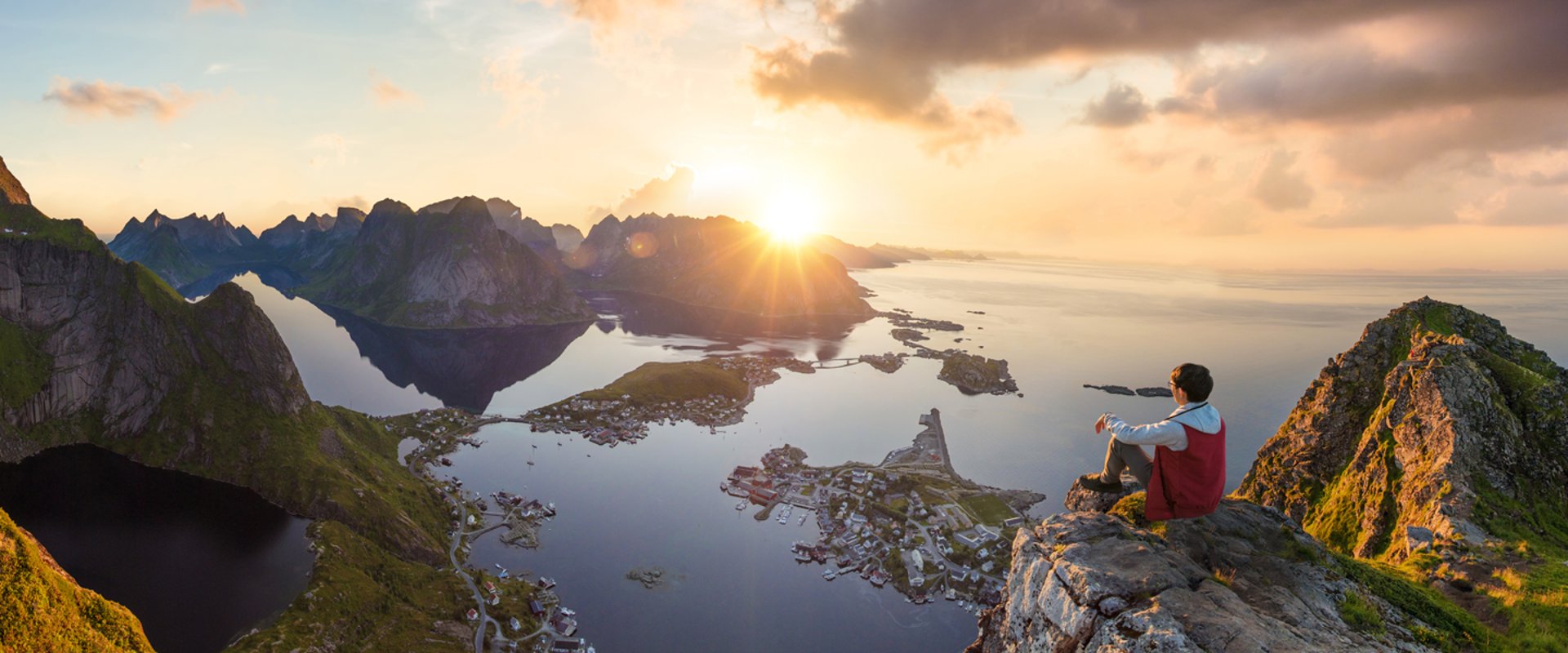 an abstract photo of a curved building with a blue sky in the background