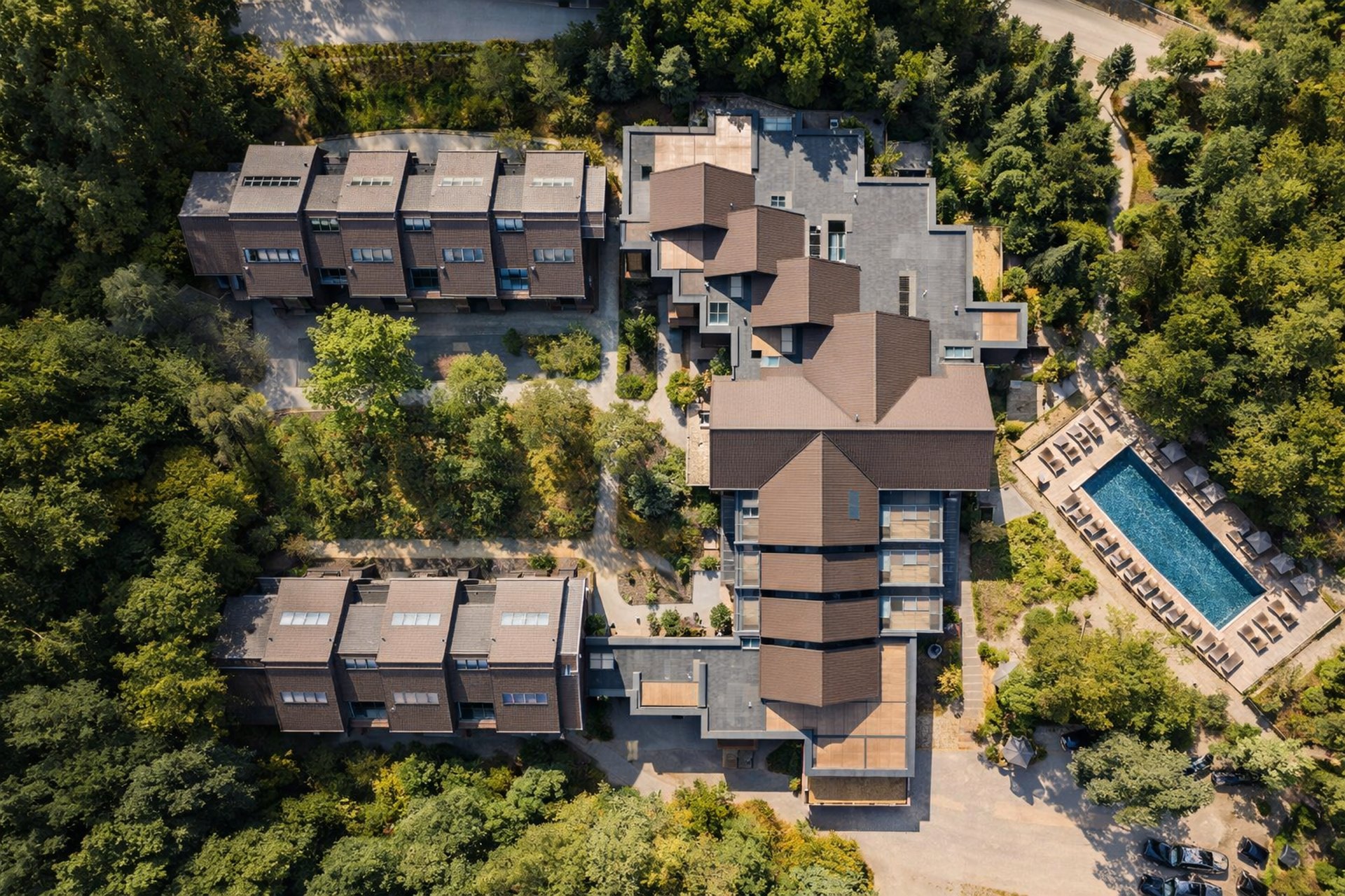 mountain range under blue sky