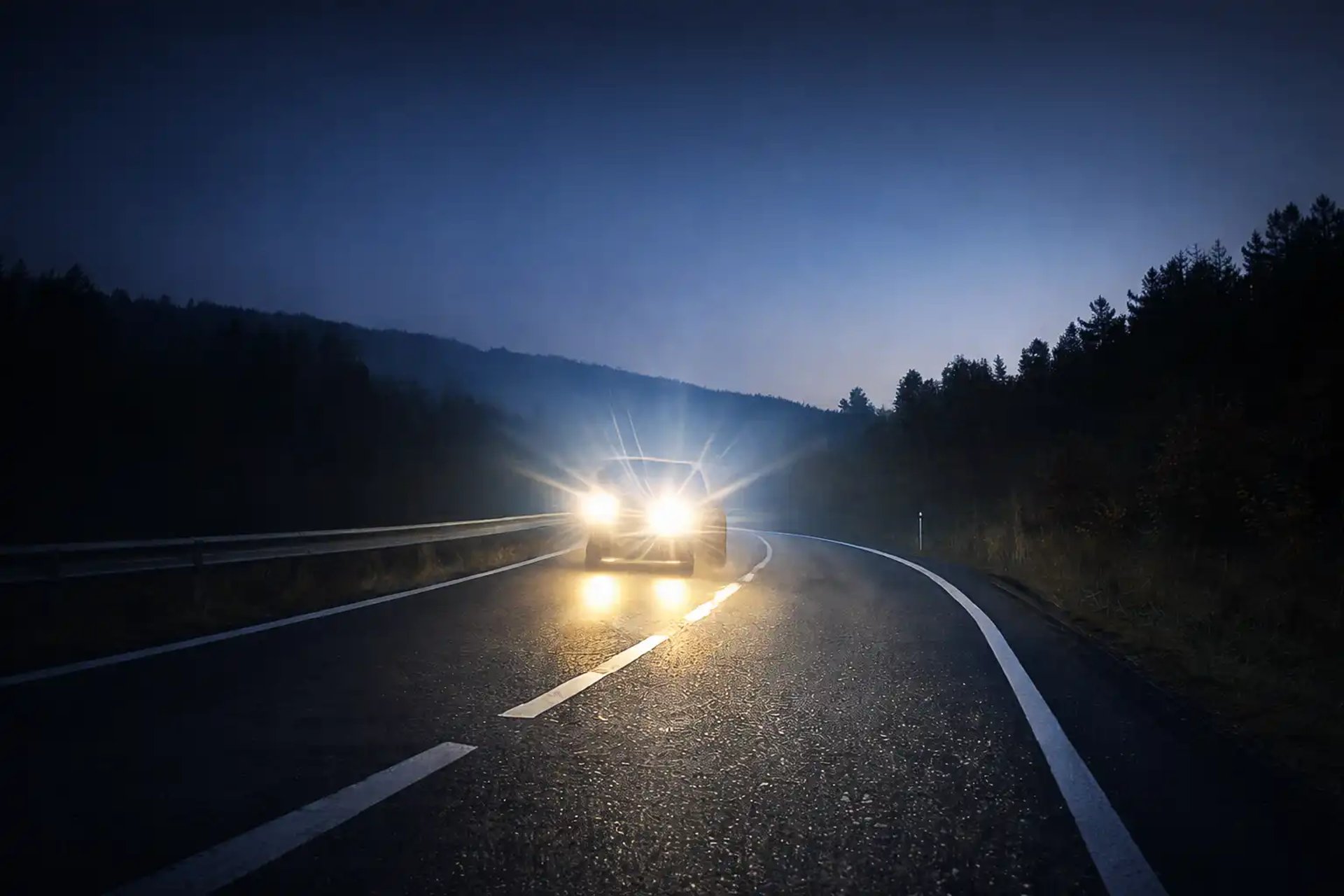 Blinded at Night Background