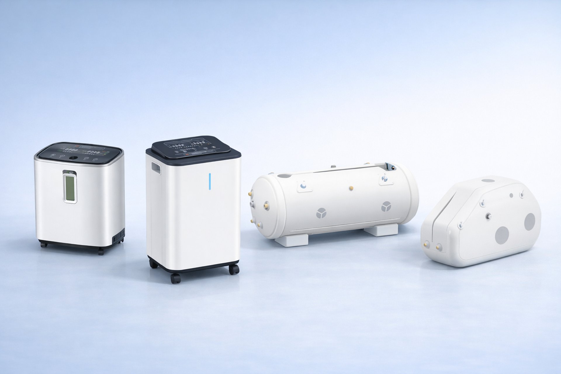 Family enjoying a beach outing at sunset.