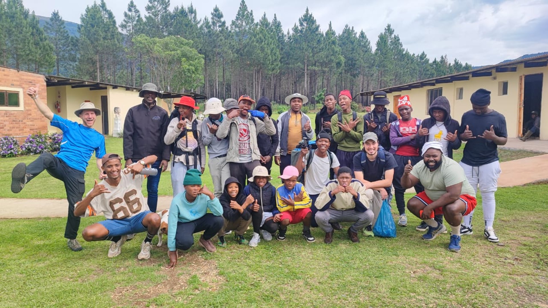 an abstract photo of a curved building with a blue sky in the background