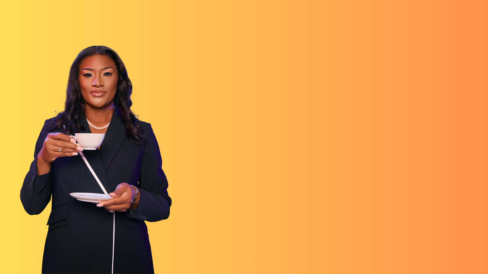 black smartphone near person