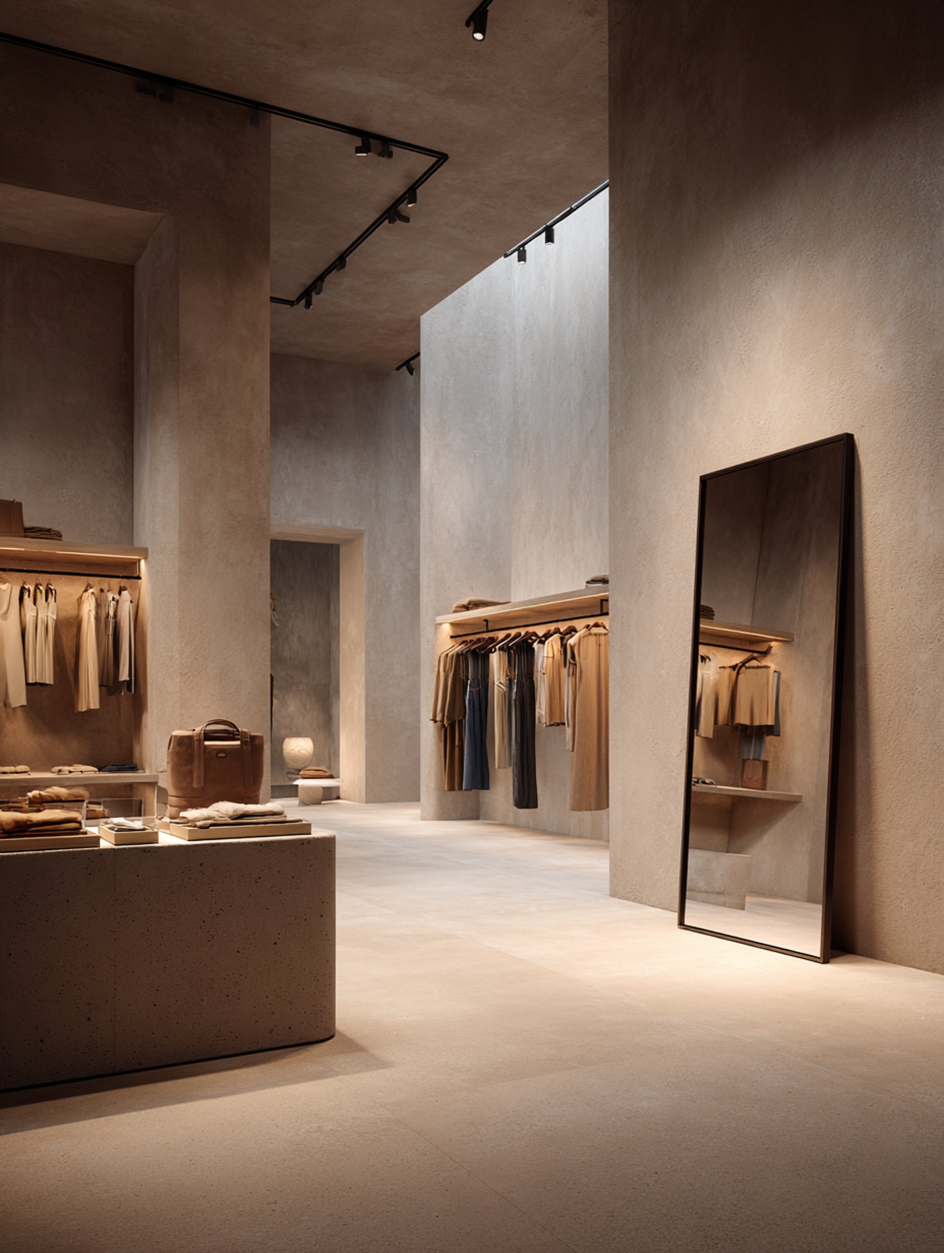 black wooden frame with blue light