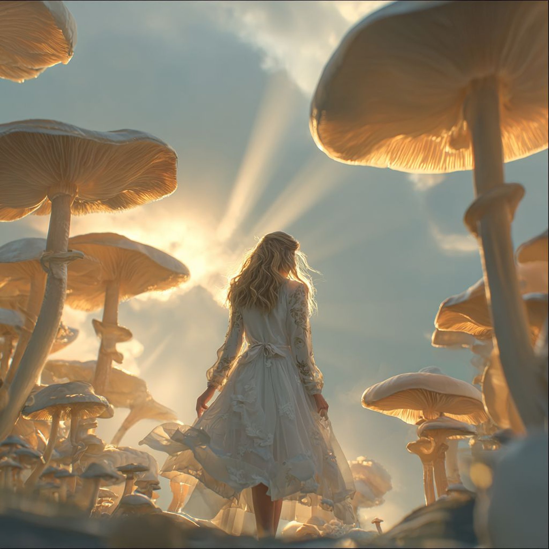 A group of people standing around a kitchen