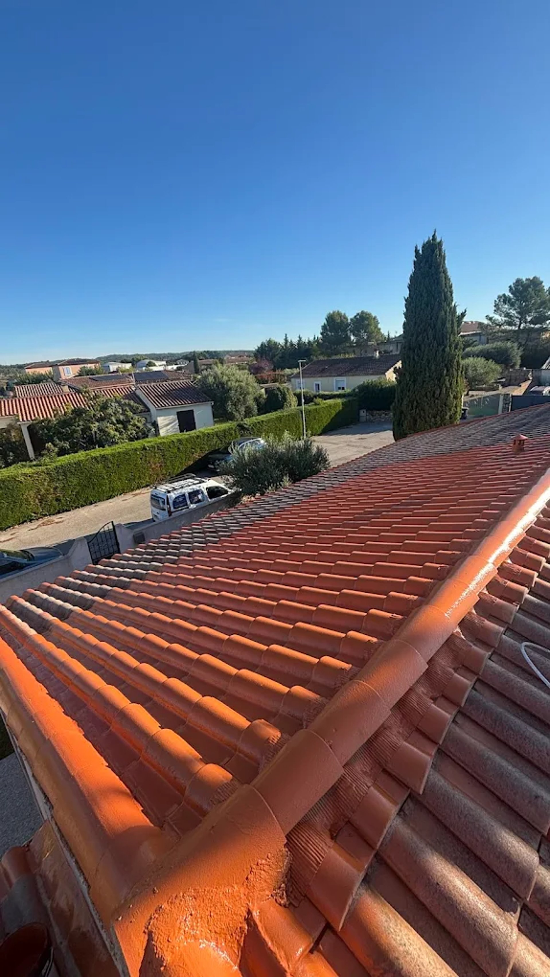 brown roof tiles during daytime