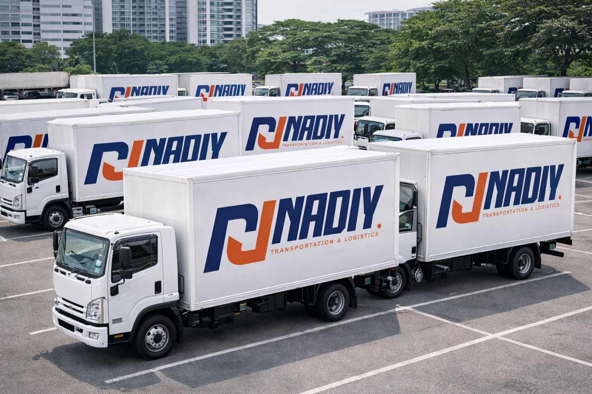 red and white truck on road during daytime