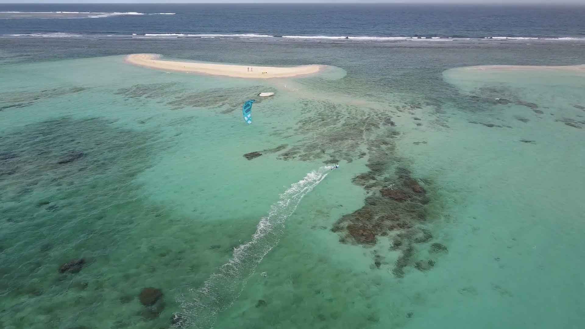 two person riding cable car
