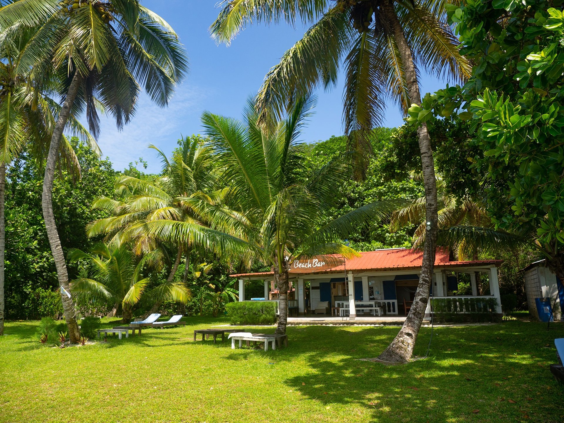 two person riding cable car
