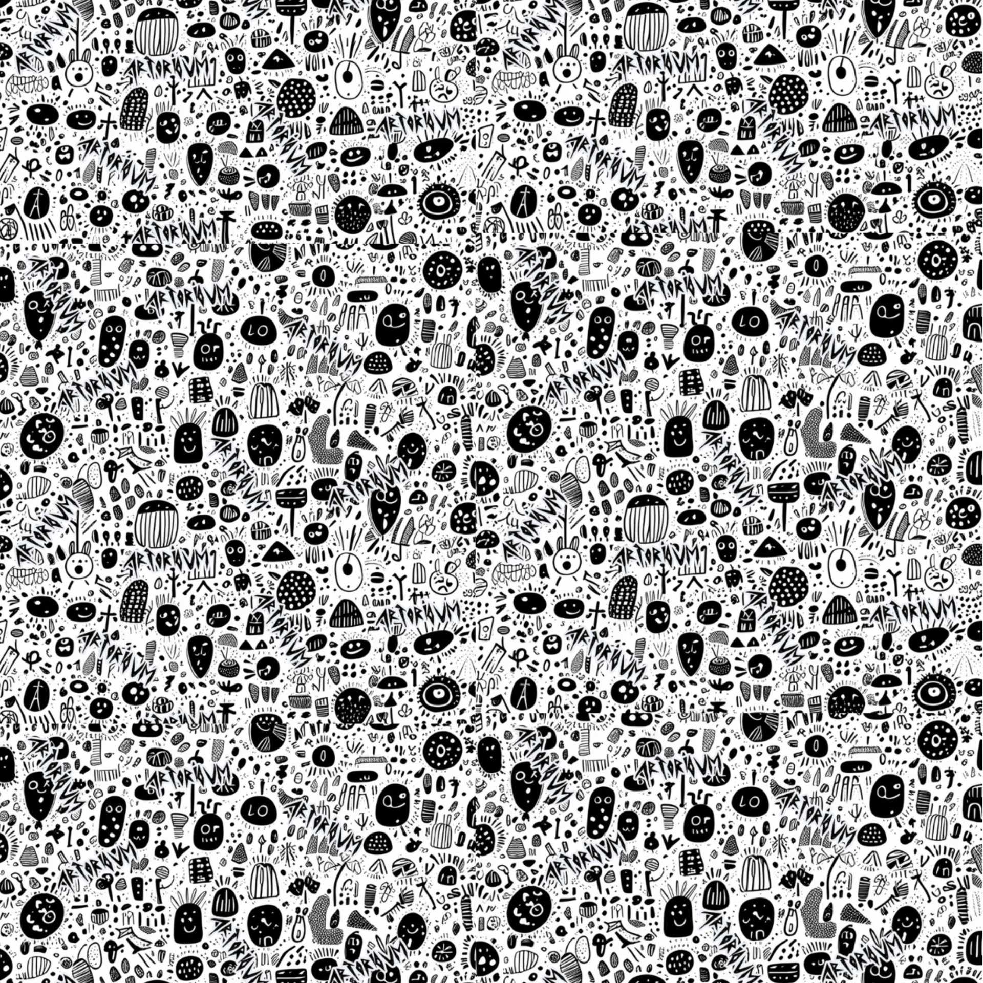 black and white bed linen