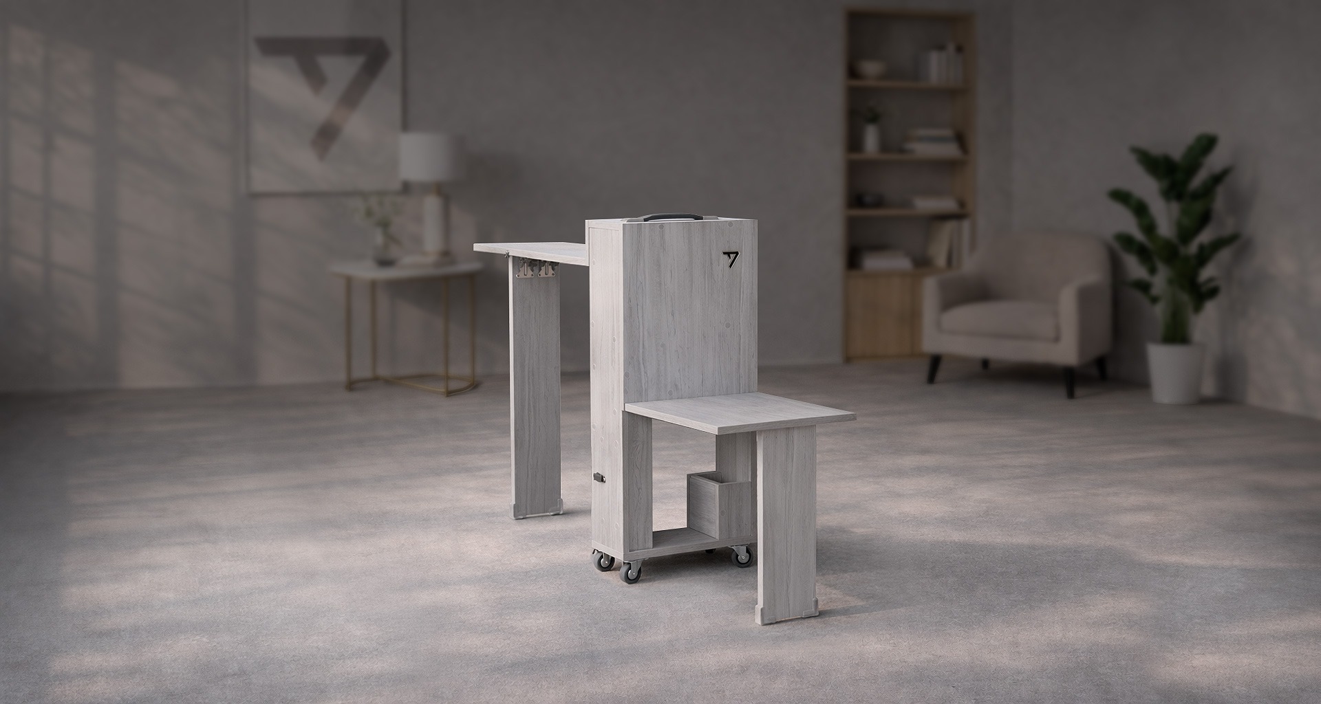 an abstract photo of a curved building with a blue sky in the background