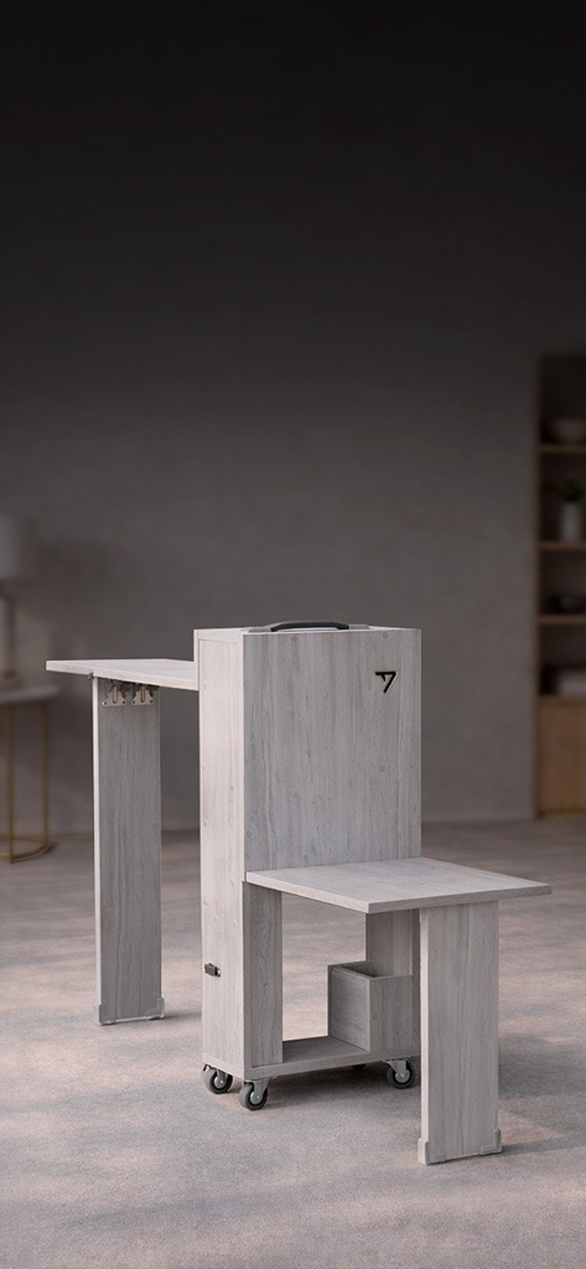 an abstract photo of a curved building with a blue sky in the background