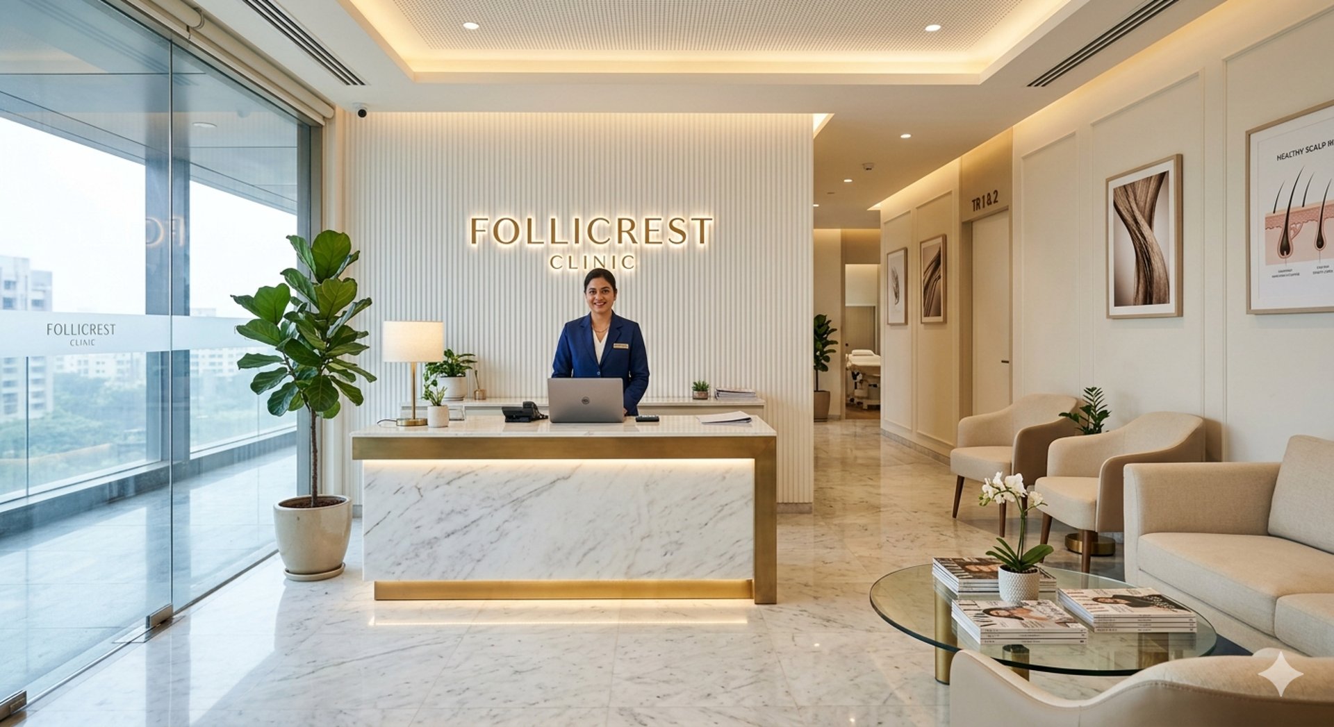 an abstract photo of a curved building with a blue sky in the background