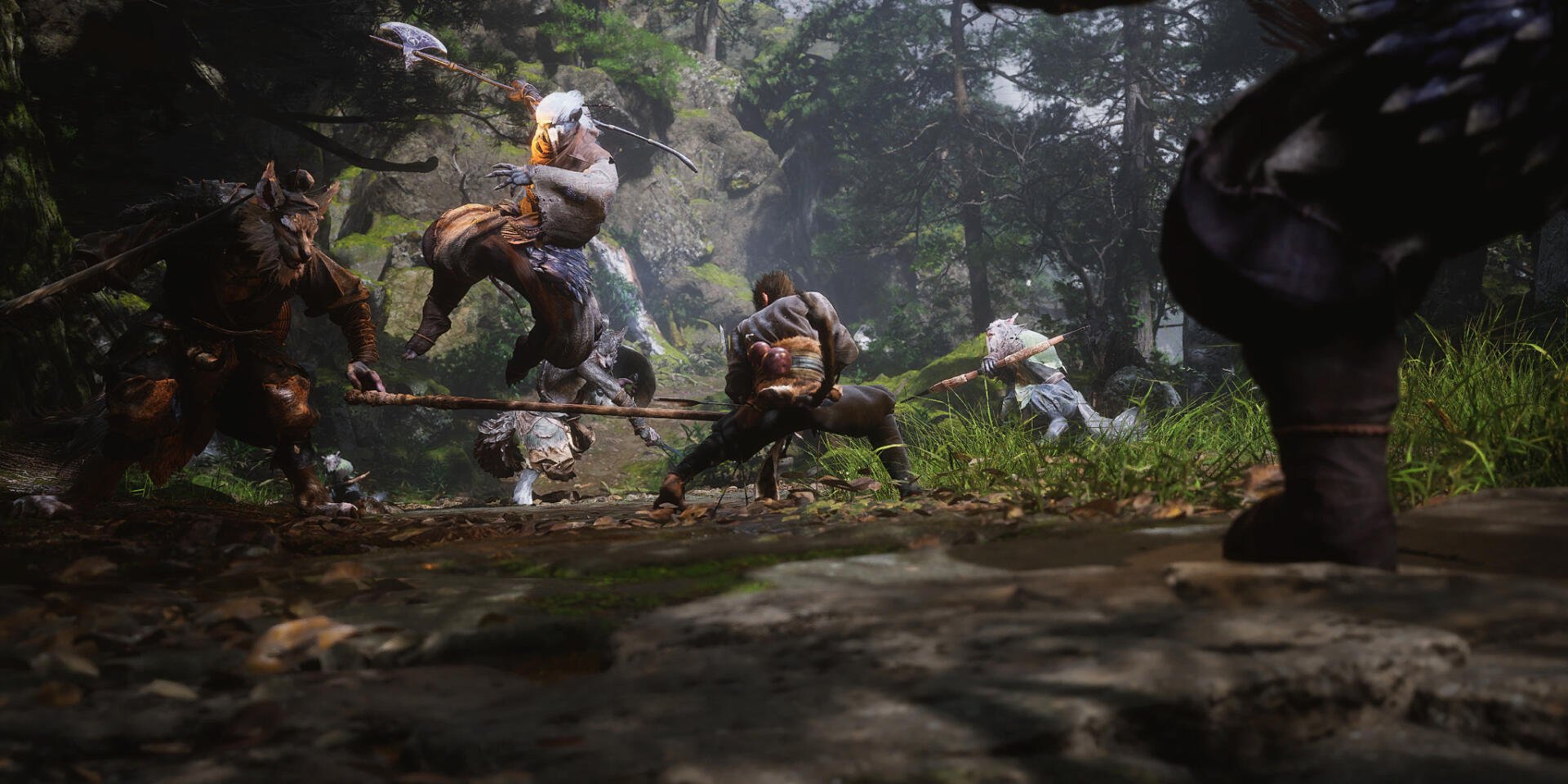 an abstract photo of a curved building with a blue sky in the background