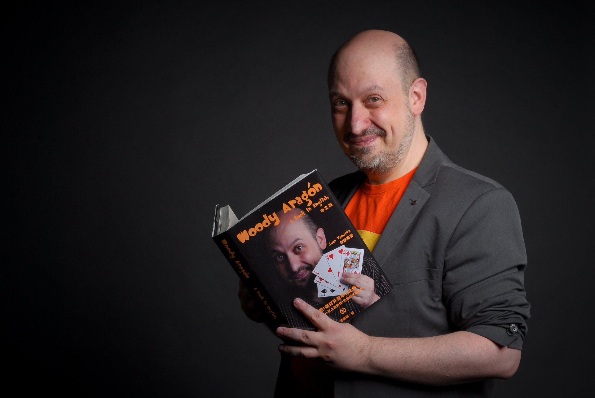 person wearing grey knit sweater