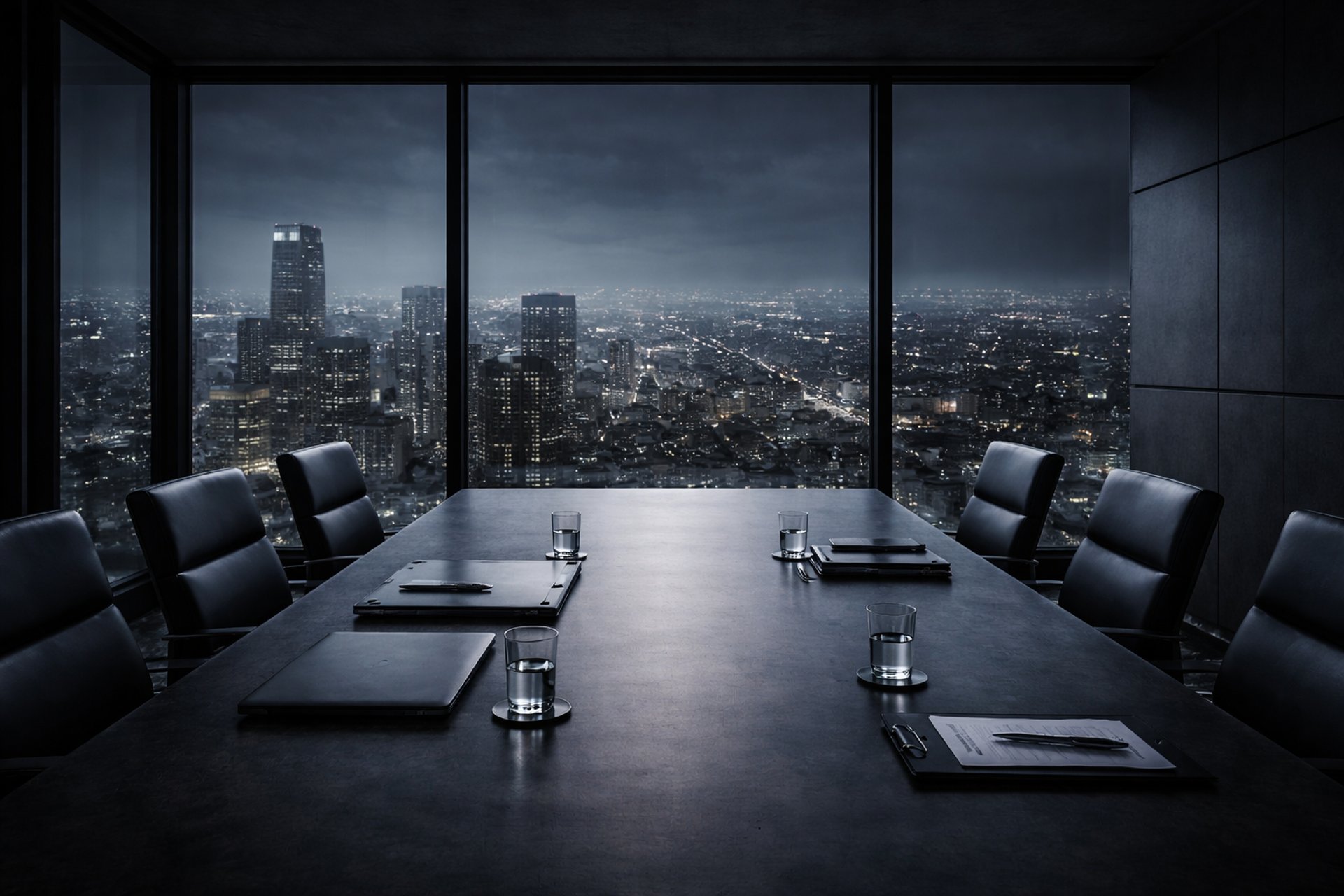 an abstract photo of a curved building with a blue sky in the background