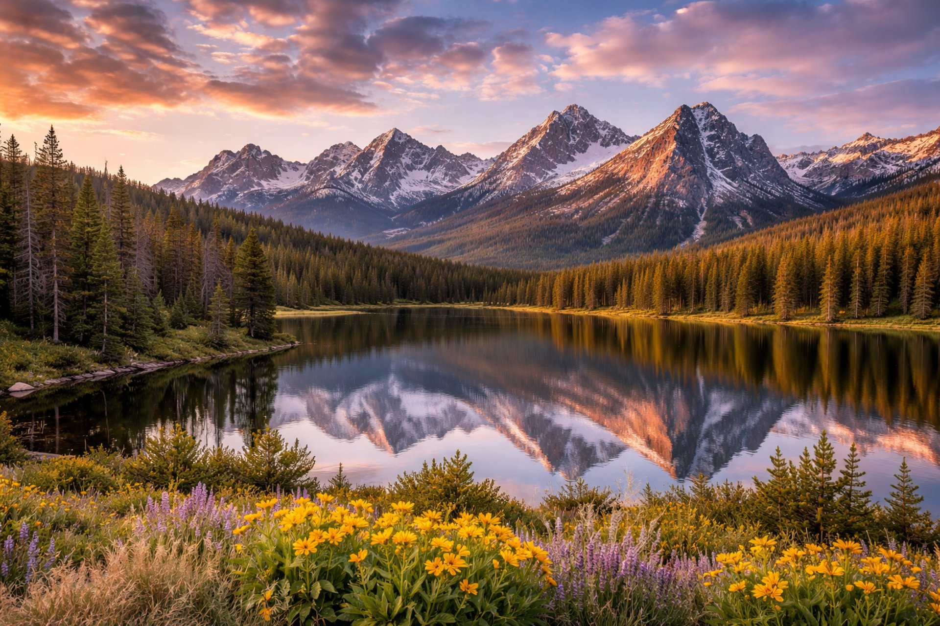 mountain range under blue sky