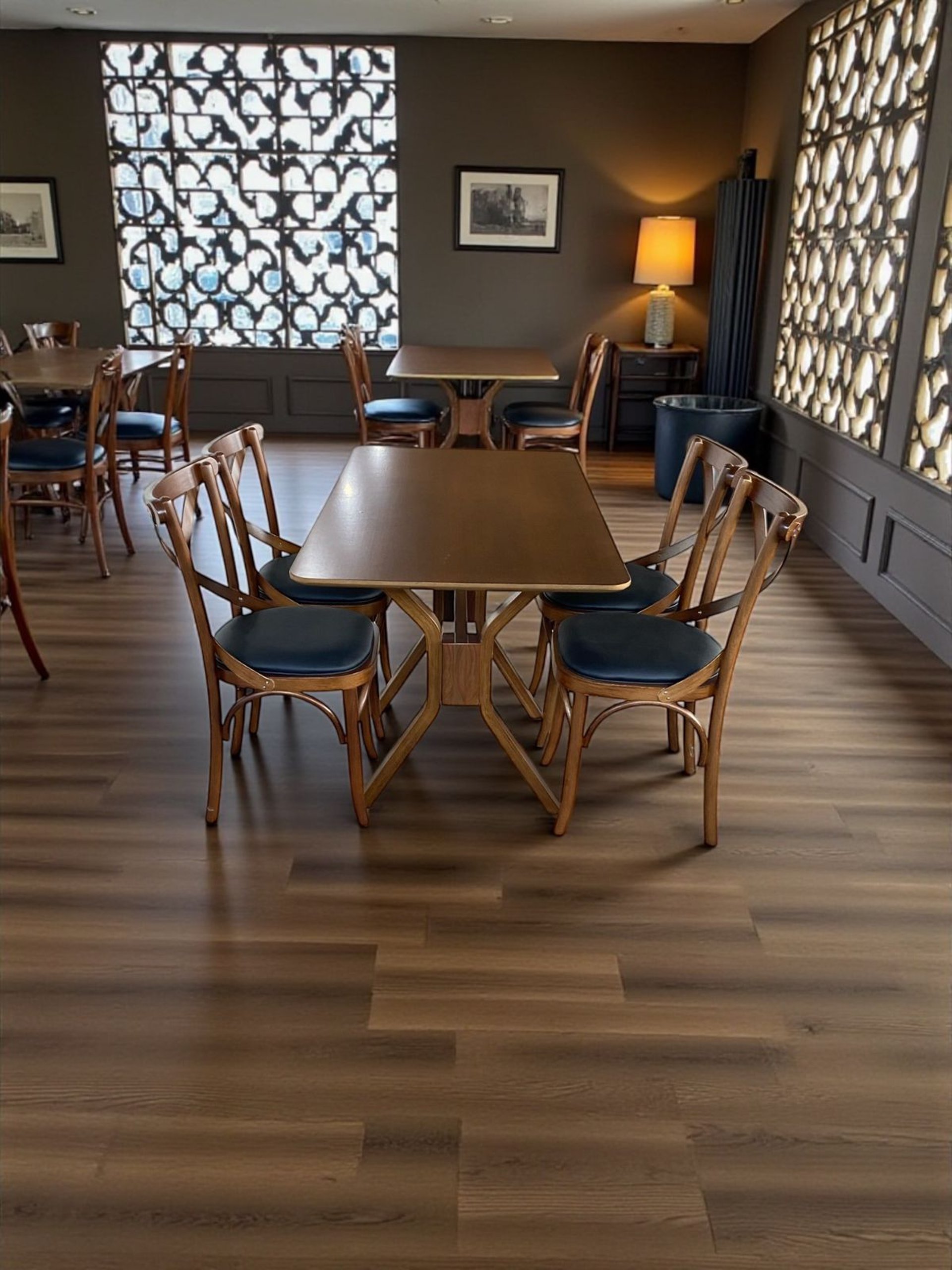 person wearing grey knit sweater