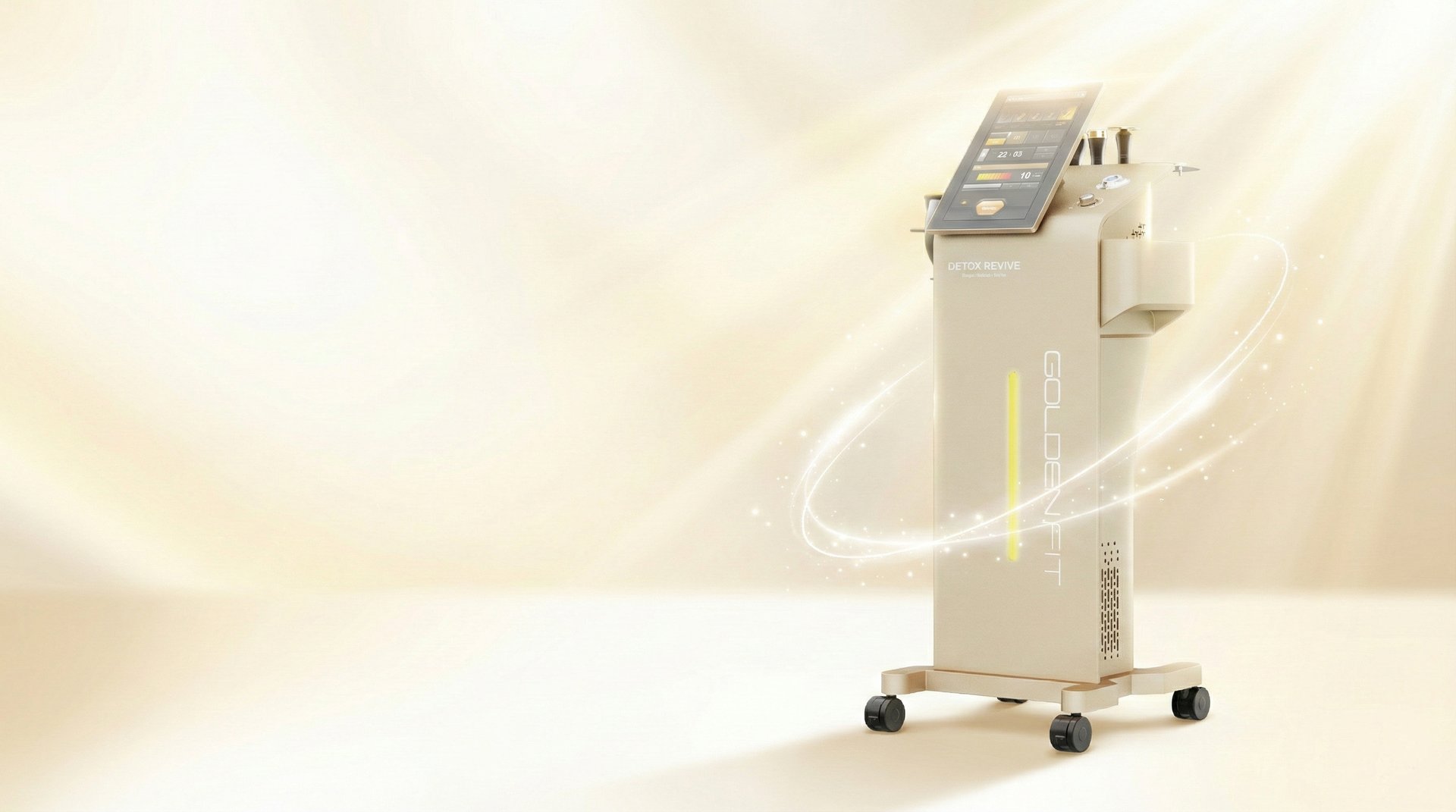 an abstract photo of a curved building with a blue sky in the background