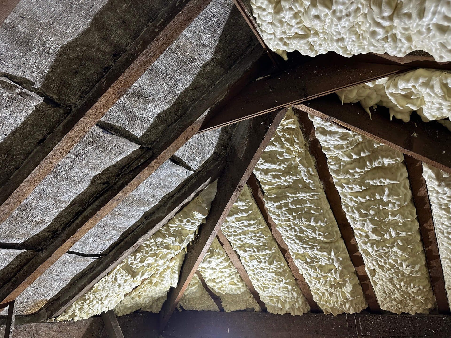 a close up of a cement surface with small rocks