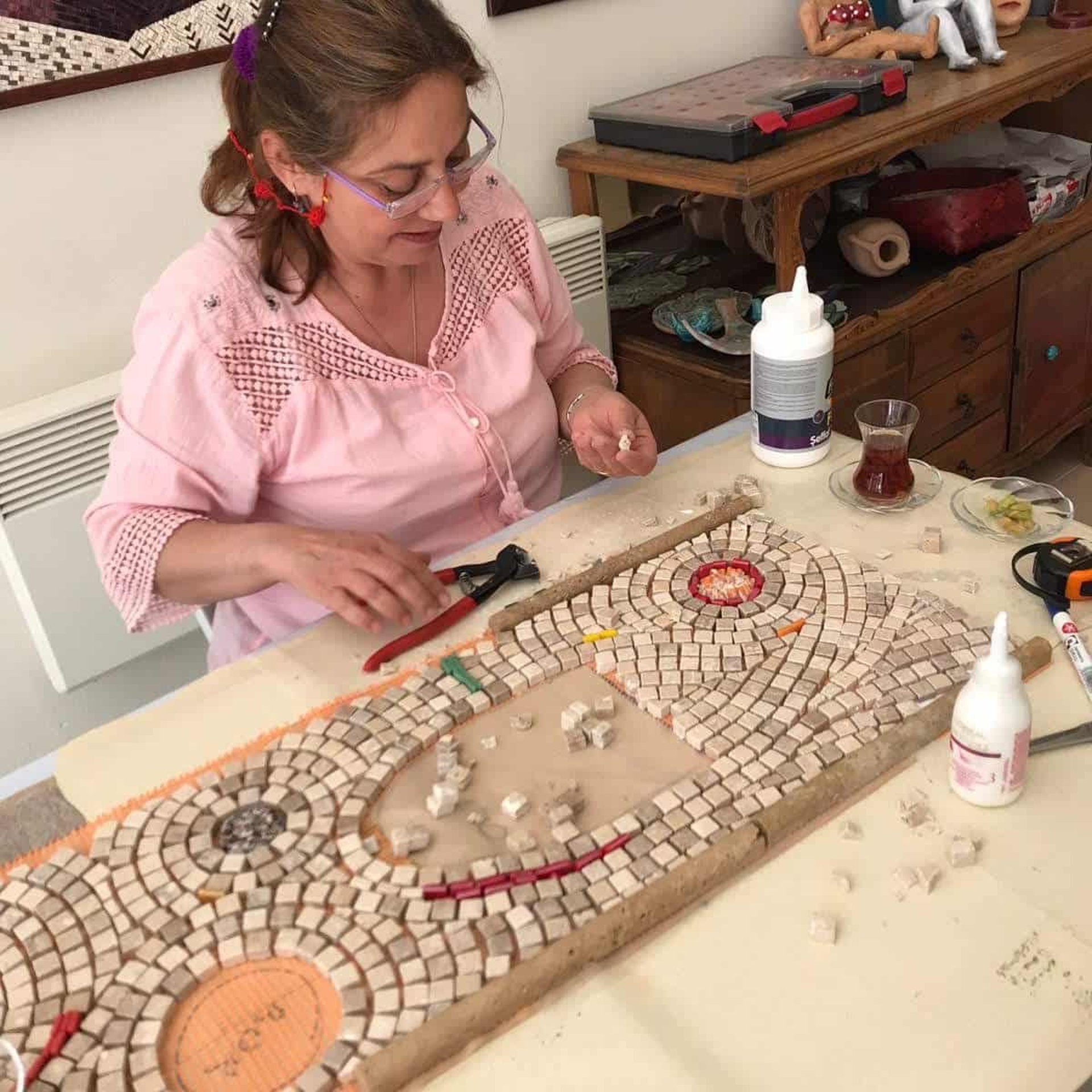 woman wearing yellow long-sleeved dress under white clouds and blue sky during daytime