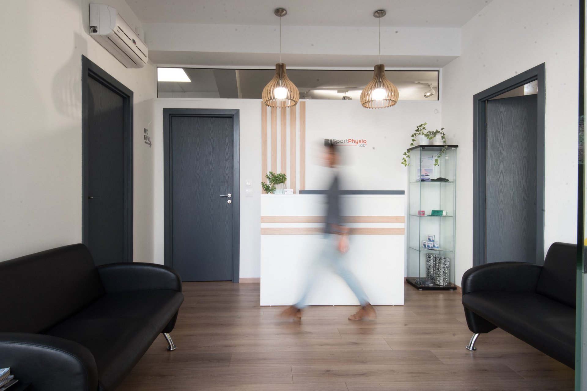 a person holding a green object in their hand