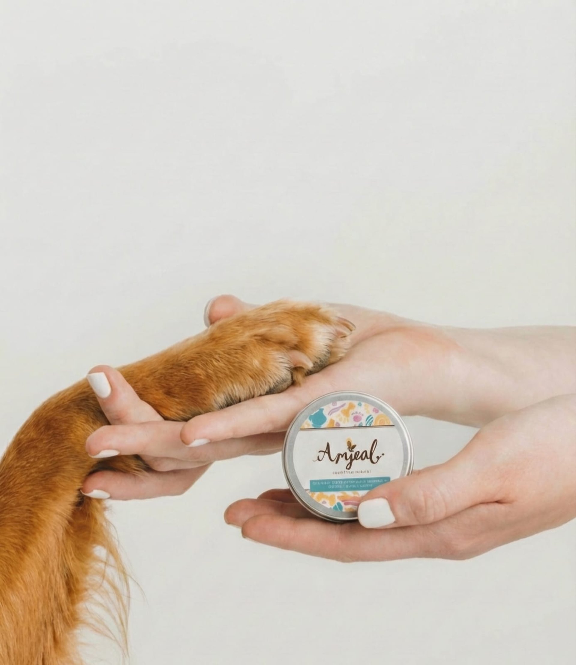Pata de perro con balsamo hidratante natural