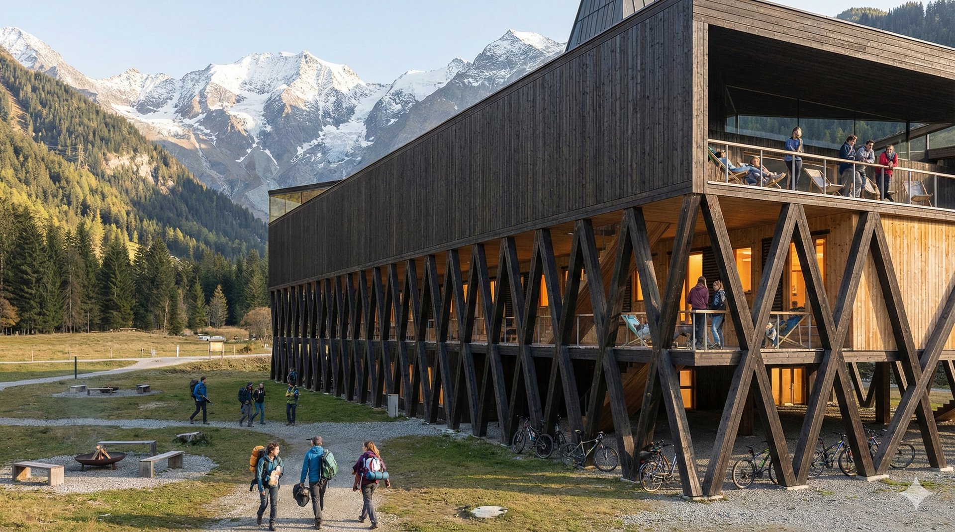 mountain range under blue sky