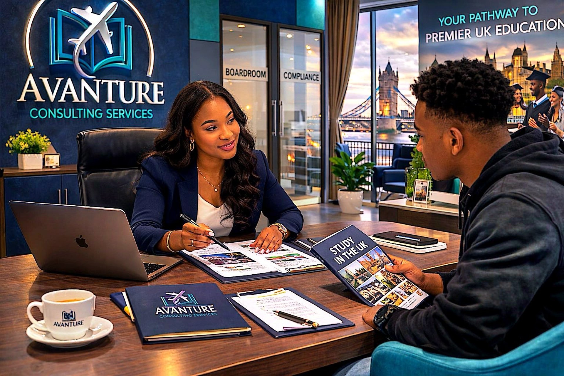 black and brown leather padded tub sofa