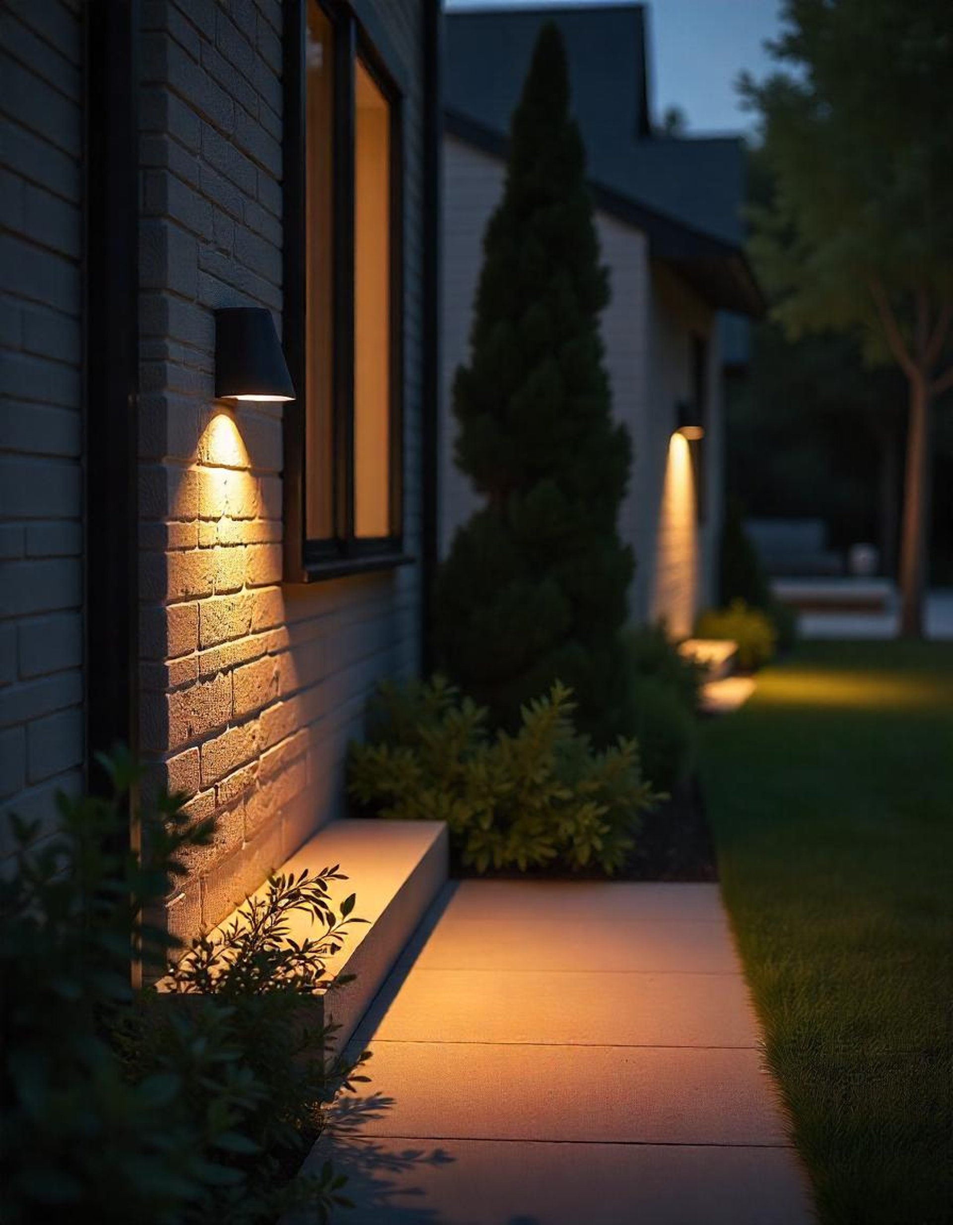 an abstract photo of a curved building with a blue sky in the background