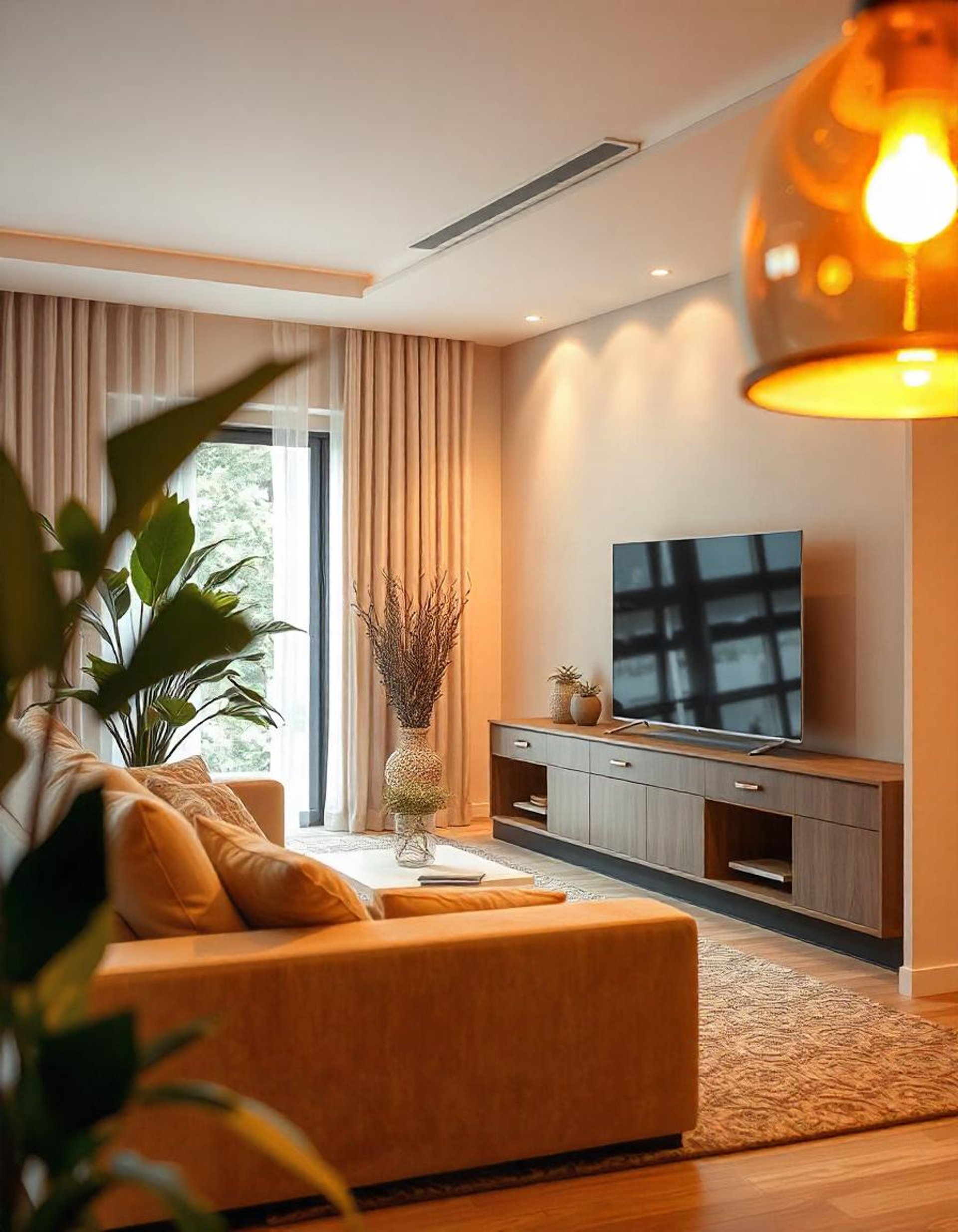 an abstract photo of a curved building with a blue sky in the background