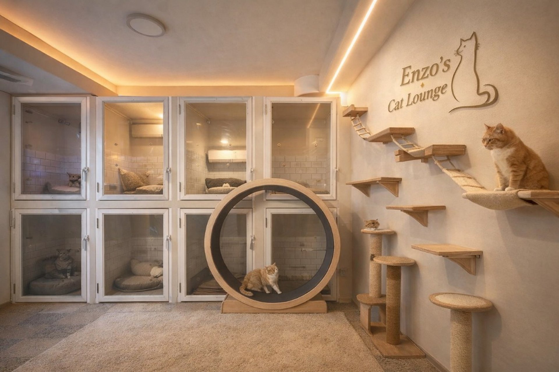 an abstract photo of a curved building with a blue sky in the background