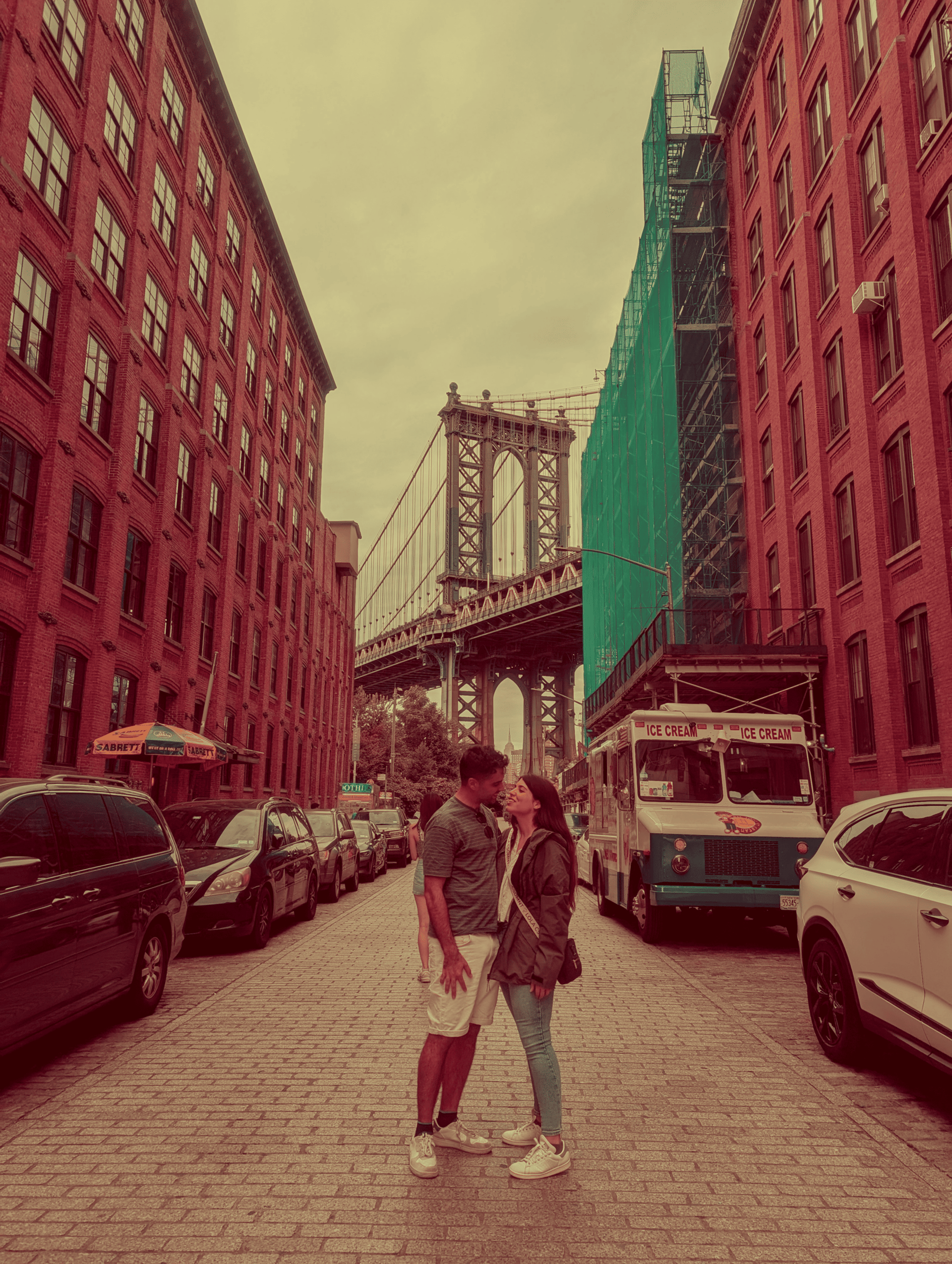 couple wearing silver-colored rings
