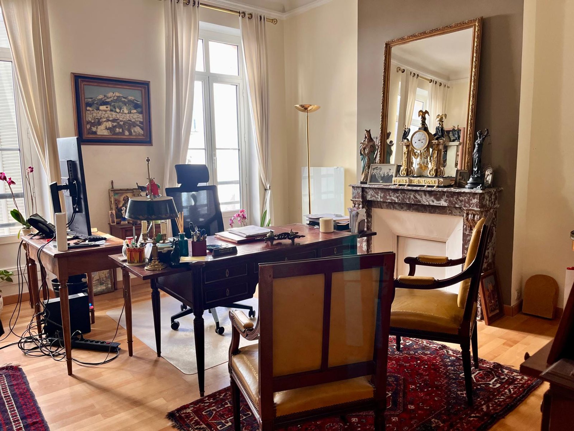 books in glass bookcase