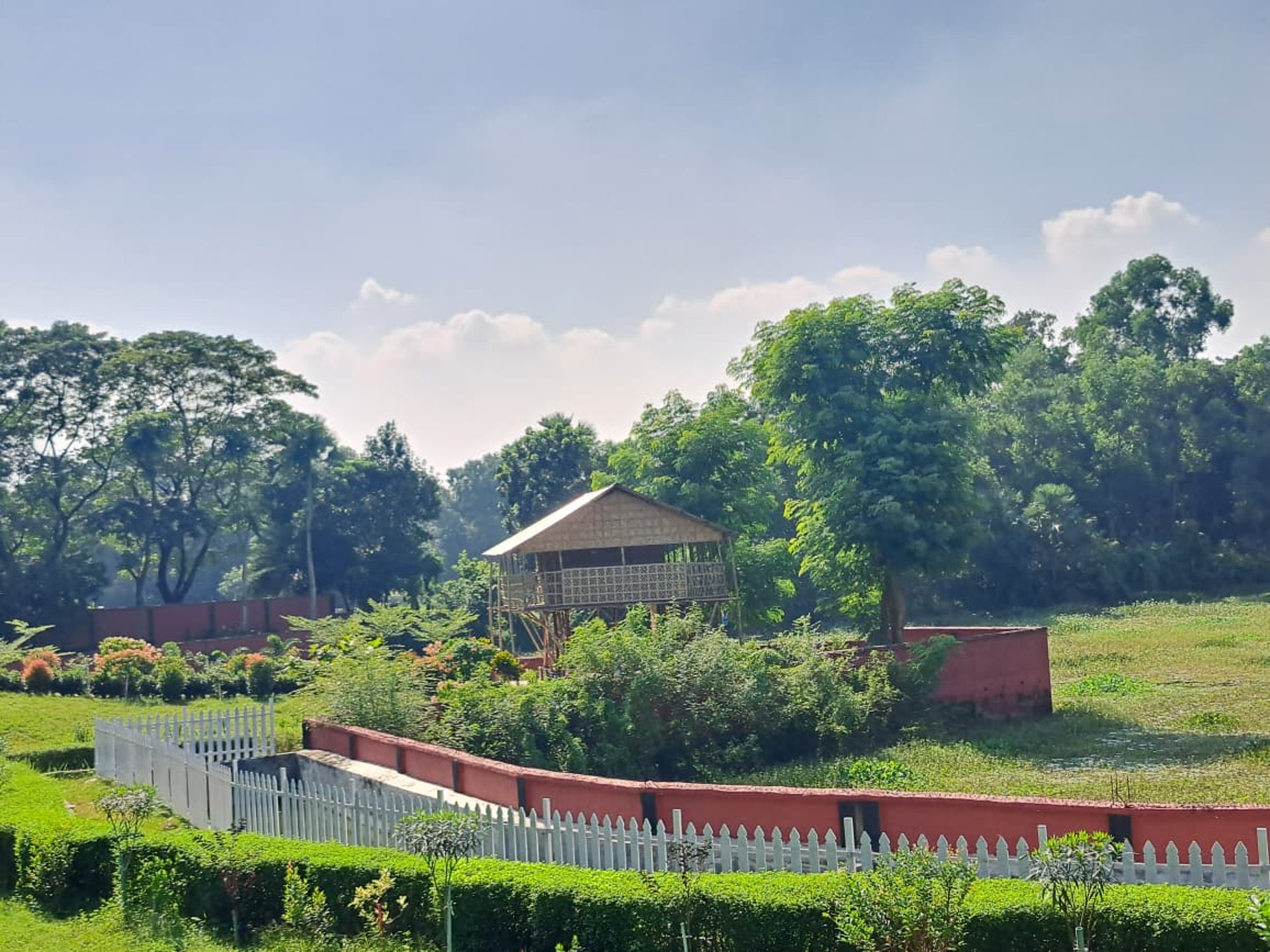 woman wearing yellow long-sleeved dress under white clouds and blue sky during daytime