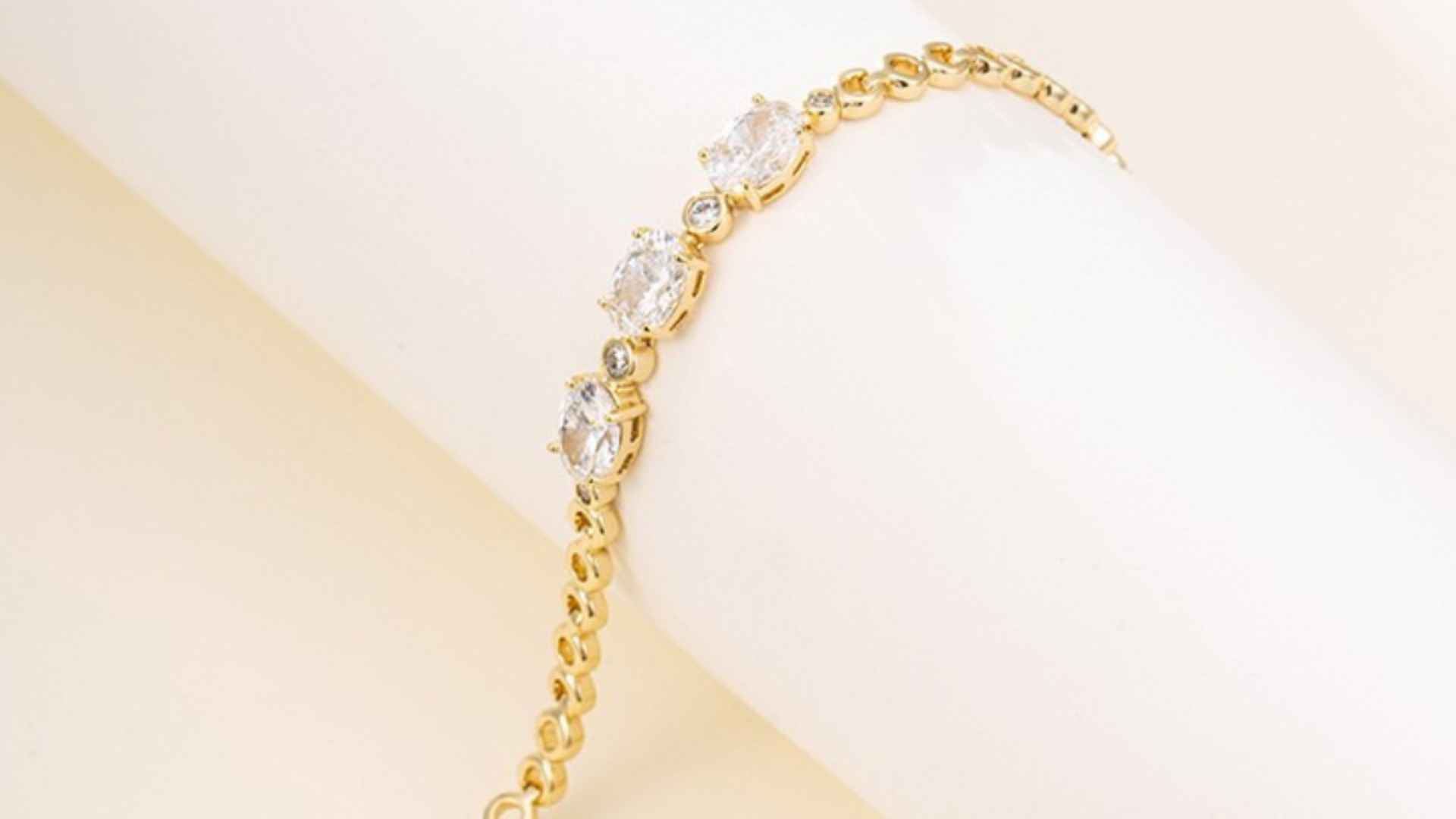 an abstract photo of a curved building with a blue sky in the background