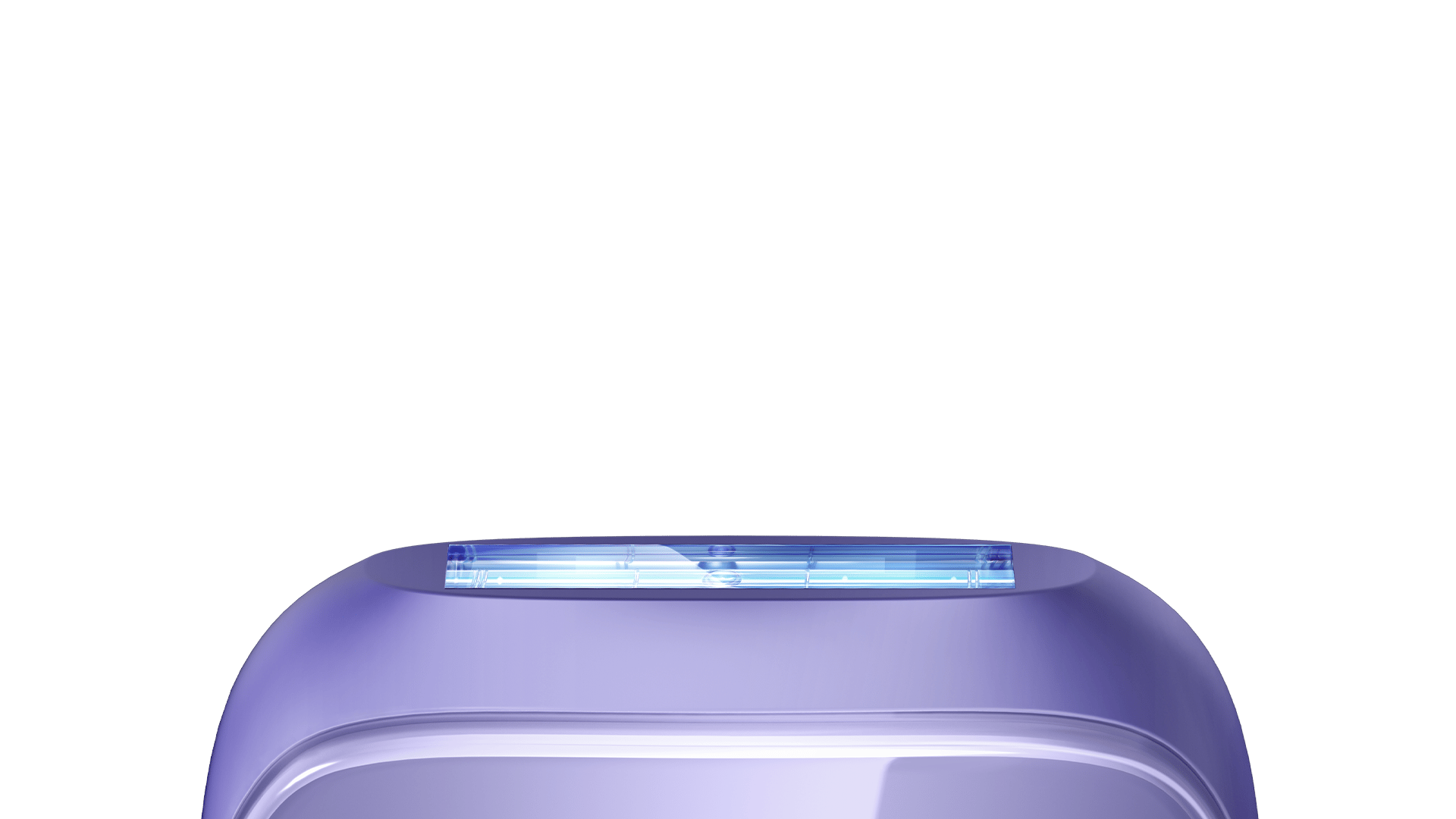 an abstract photo of a curved building with a blue sky in the background