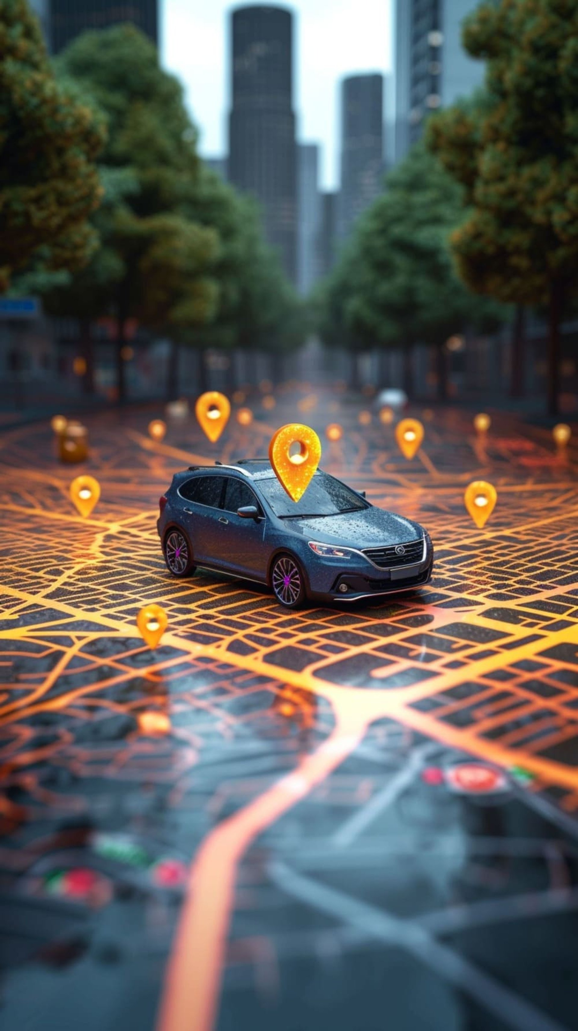 red blue and black abstract painting