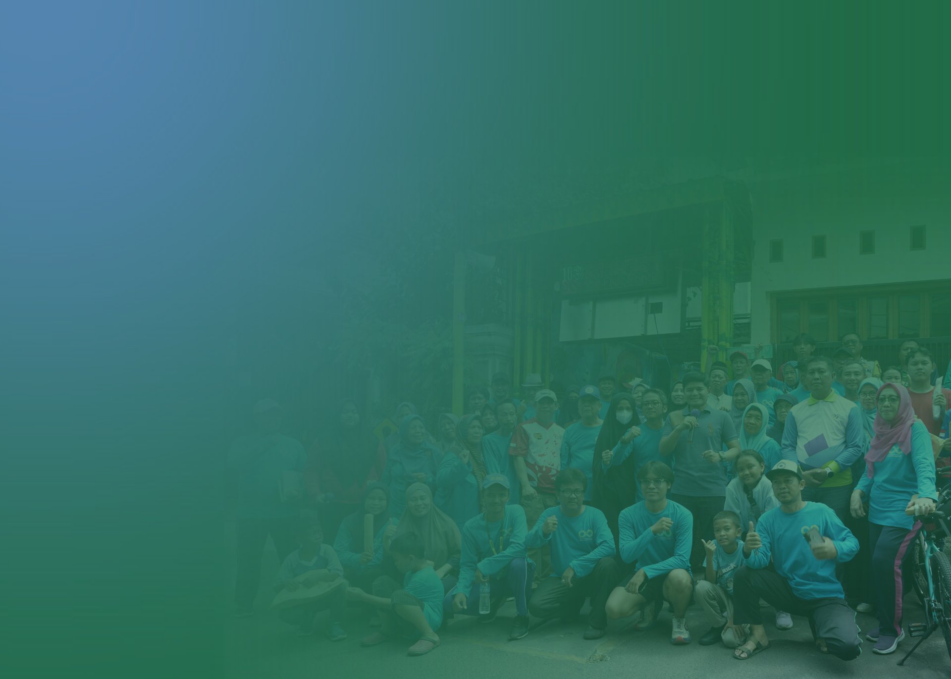 an abstract photo of a curved building with a blue sky in the background