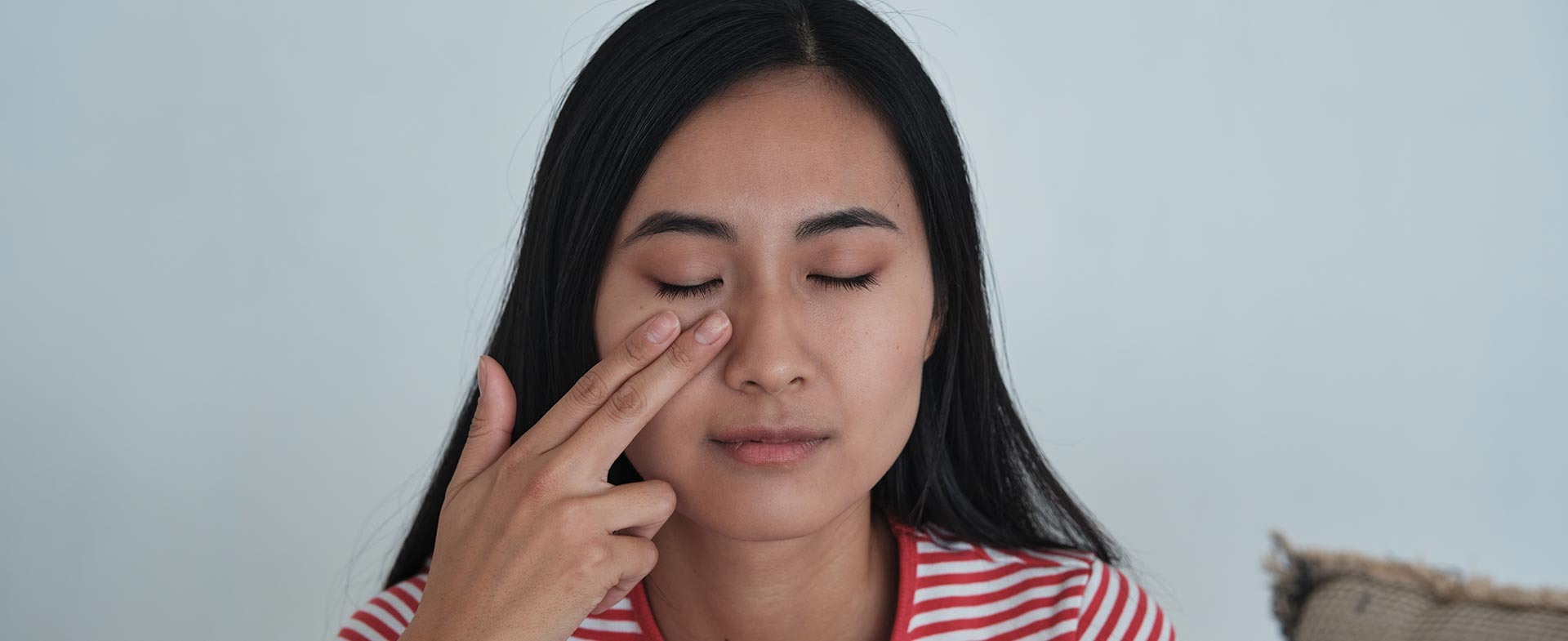 an abstract photo of a curved building with a blue sky in the background