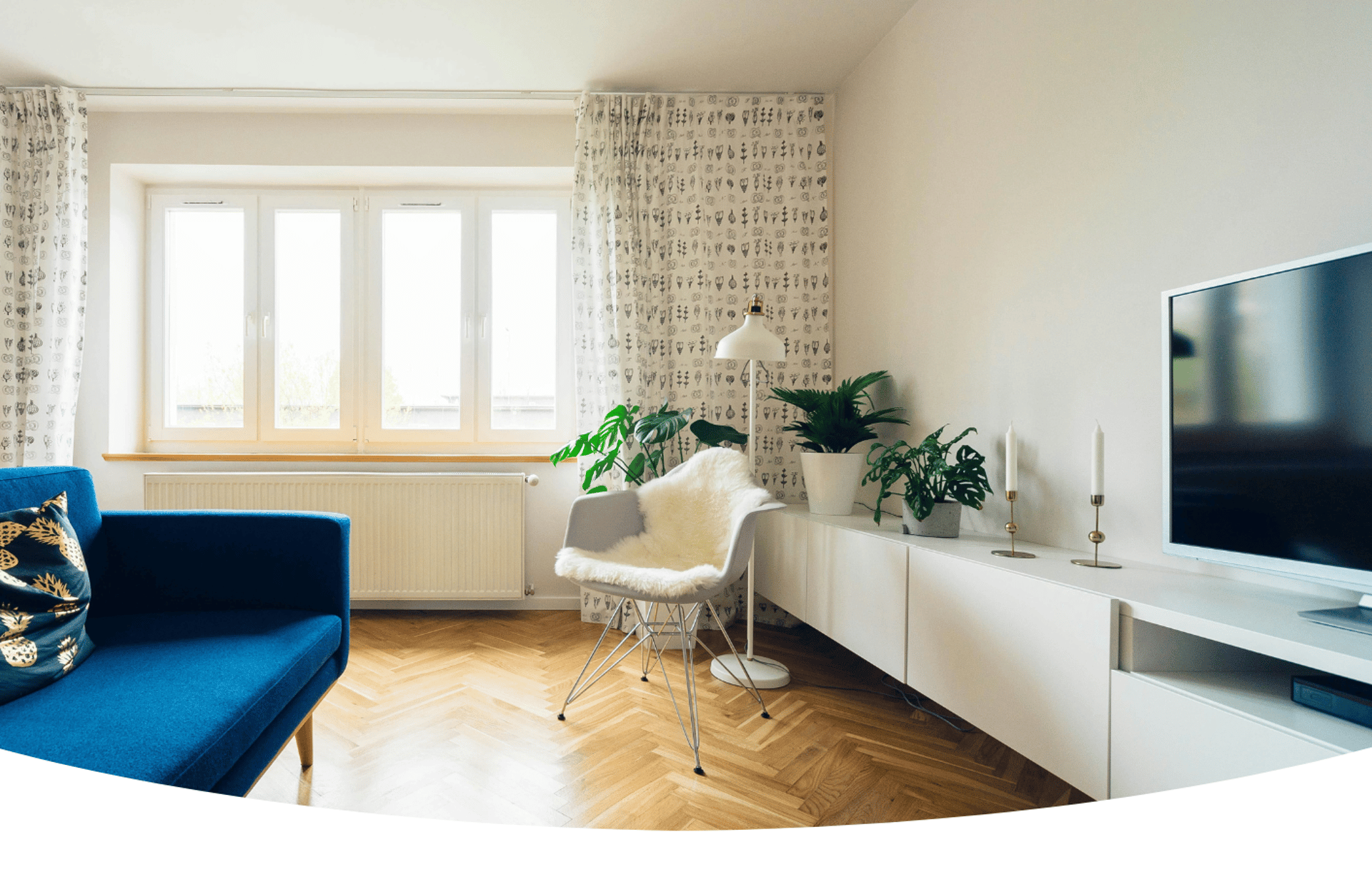 black blue and yellow textile