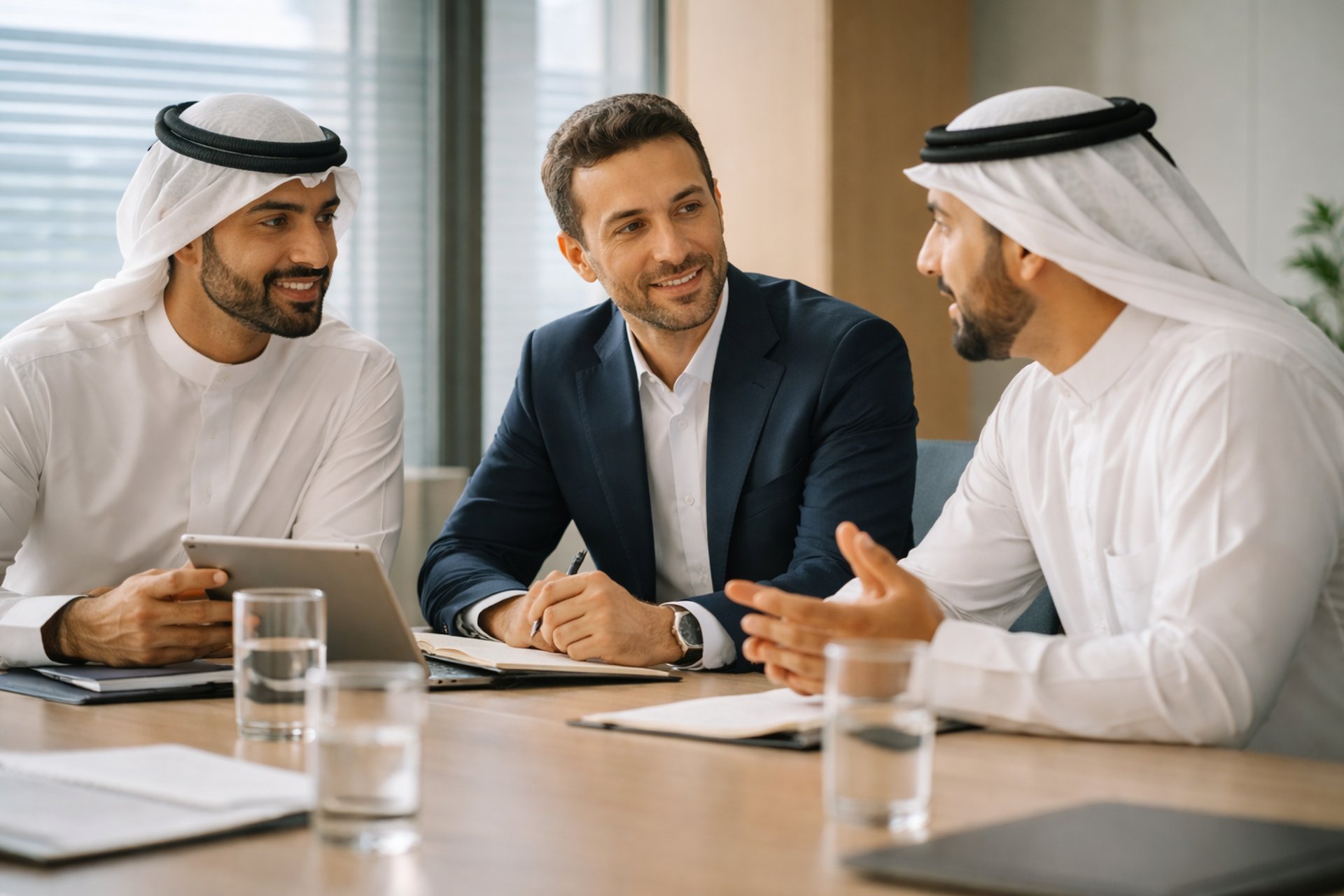 an abstract photo of a curved building with a blue sky in the background