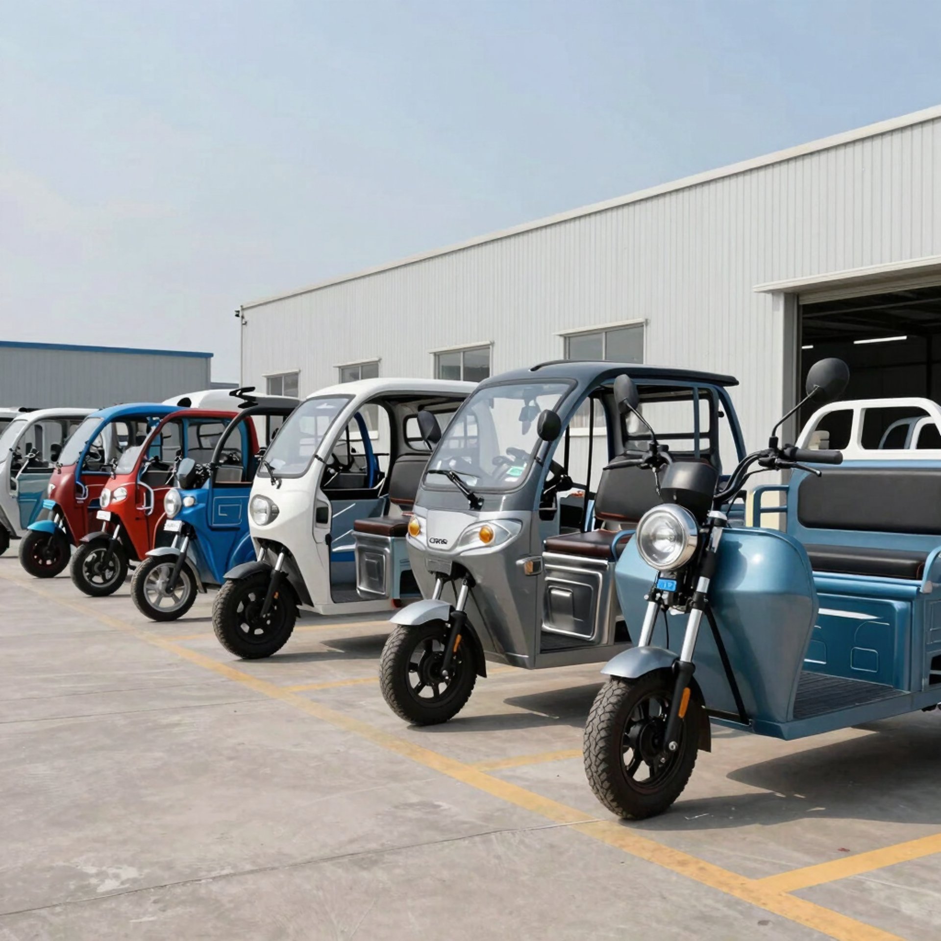 Vertex Metal Professional Electric Tricycle Factory with a wide range of Passenger and Cargo E-Trikes